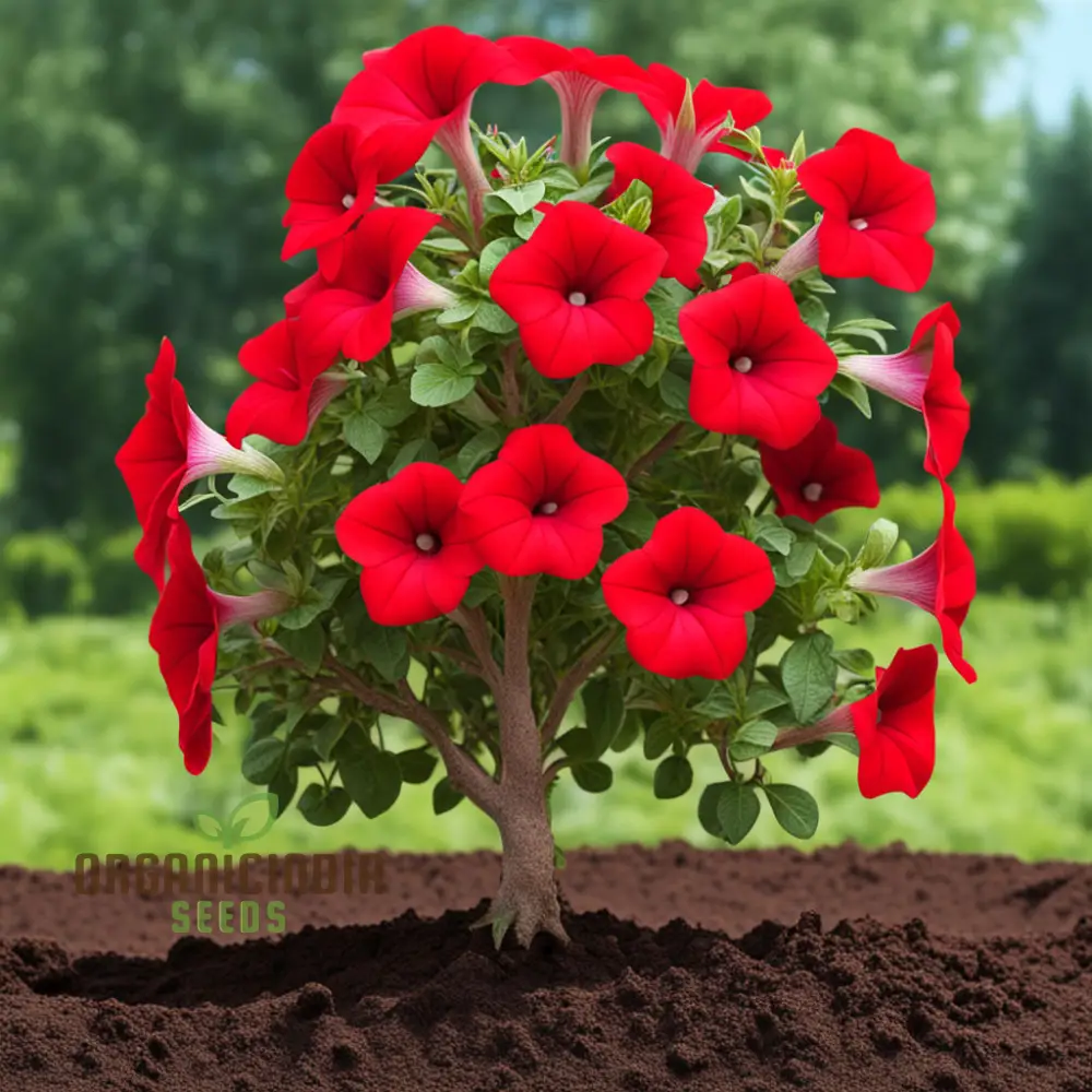 Red Petunia Flower Seeds, Bold Blooms for Vibrant Garden Displays - Premium Flower Seeds for Planting and Gardening Excellence - Image 3