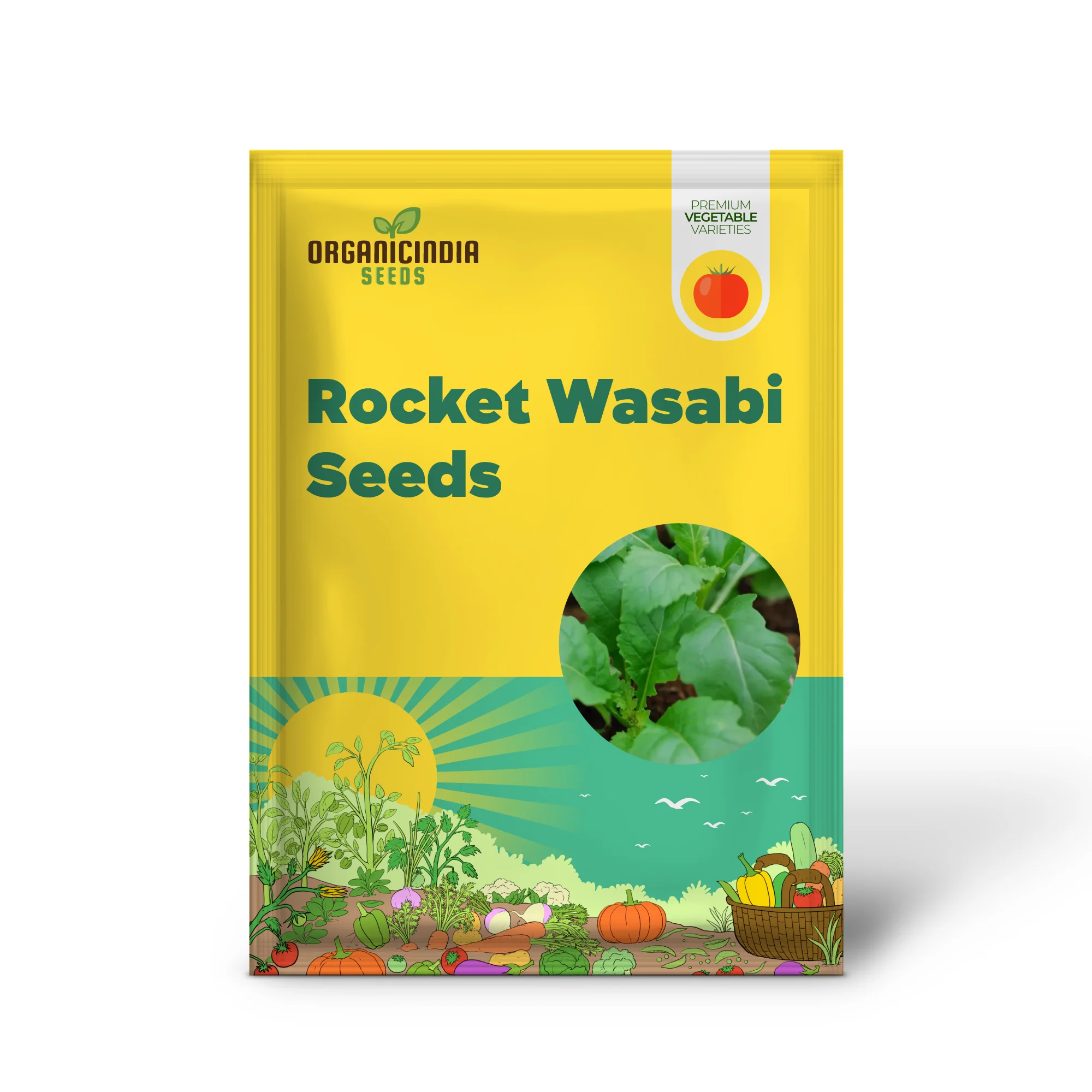 Rocket Wasabi Vegetable Seeds For Planting, Spicy and Flavorful Rocket Greens for a Unique Addition to Your Vegetable Garden - Image 2