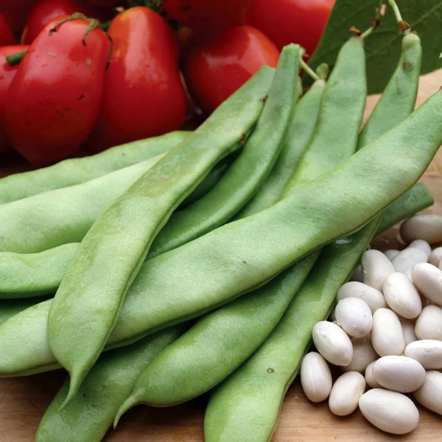 Romano Pole Bean Seeds, Italian Pole Bean with Tender Texture And Rich Flavor, Eaten Fresh or Cooked, Perfect for Trellises And Outdoor Growing, Vegetable Seeds - Image 4