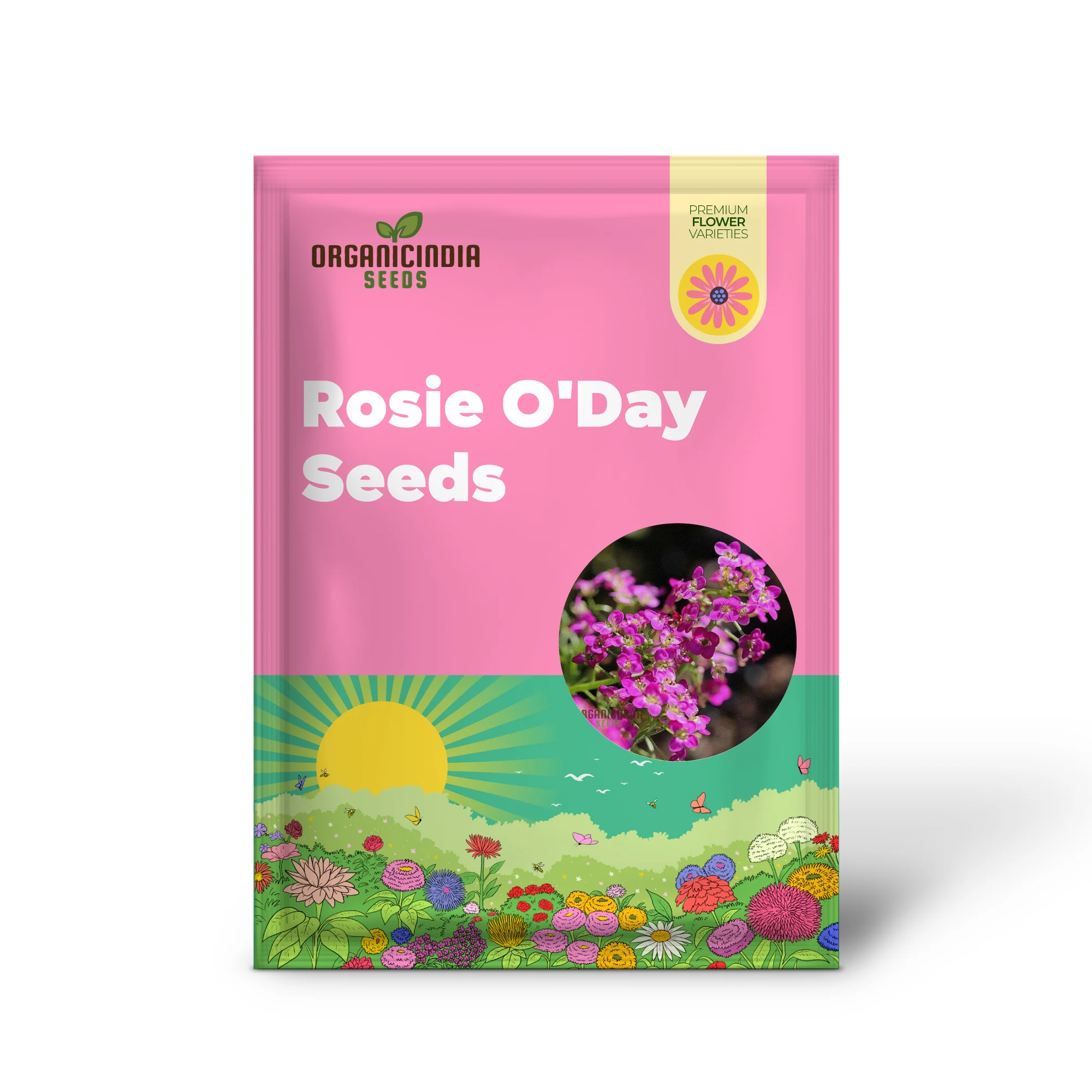 Rosie O'Day Seeds - Premium Quality Flower Seeds for Planting and Gardening | Buy Organic Rosie O'Day Seeds Online - Image 2
