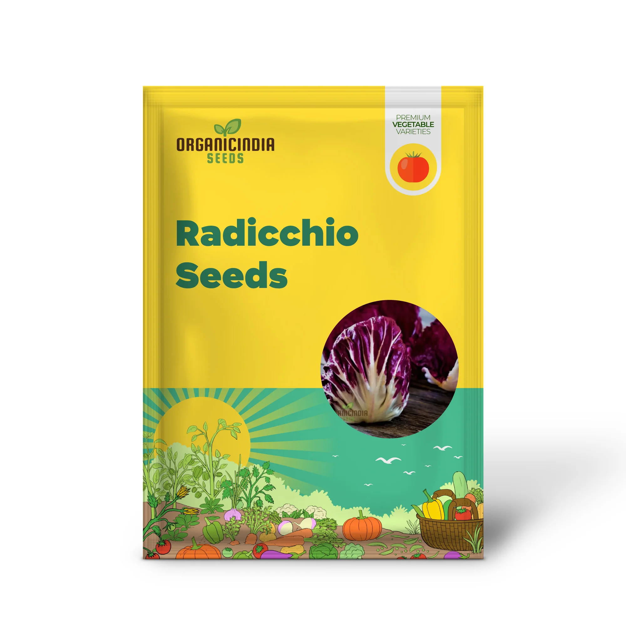 Rossa di Verona Radicchio Seeds for a Bounty of Fresh, Nutrient-Packed Greens Straight from Your Garden! - Image 2