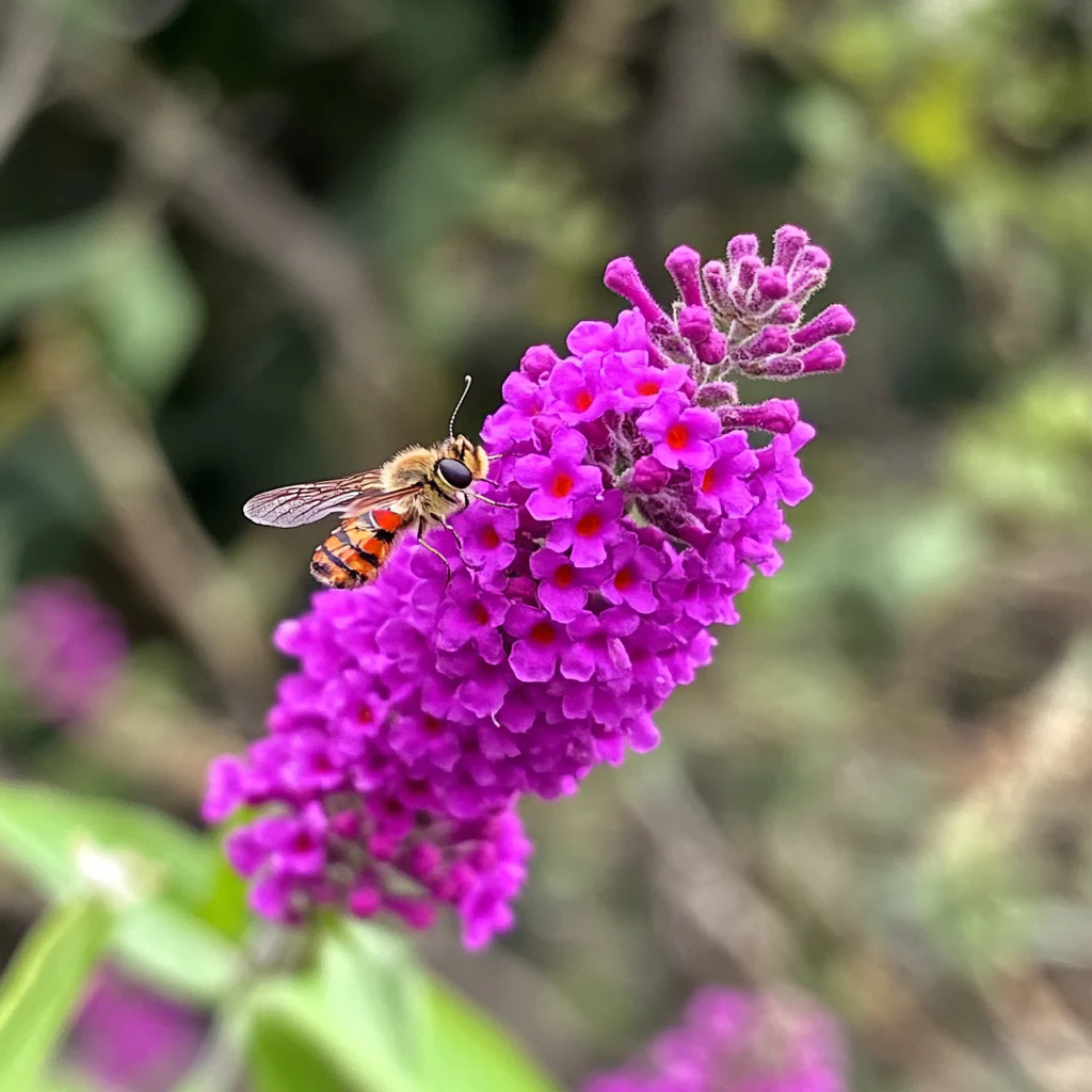 Royal Red Butterfly Bush (Buddleja davidii 'Royal Red') – Vibrant Red-Purple Blooms for Pollinators - Image 2