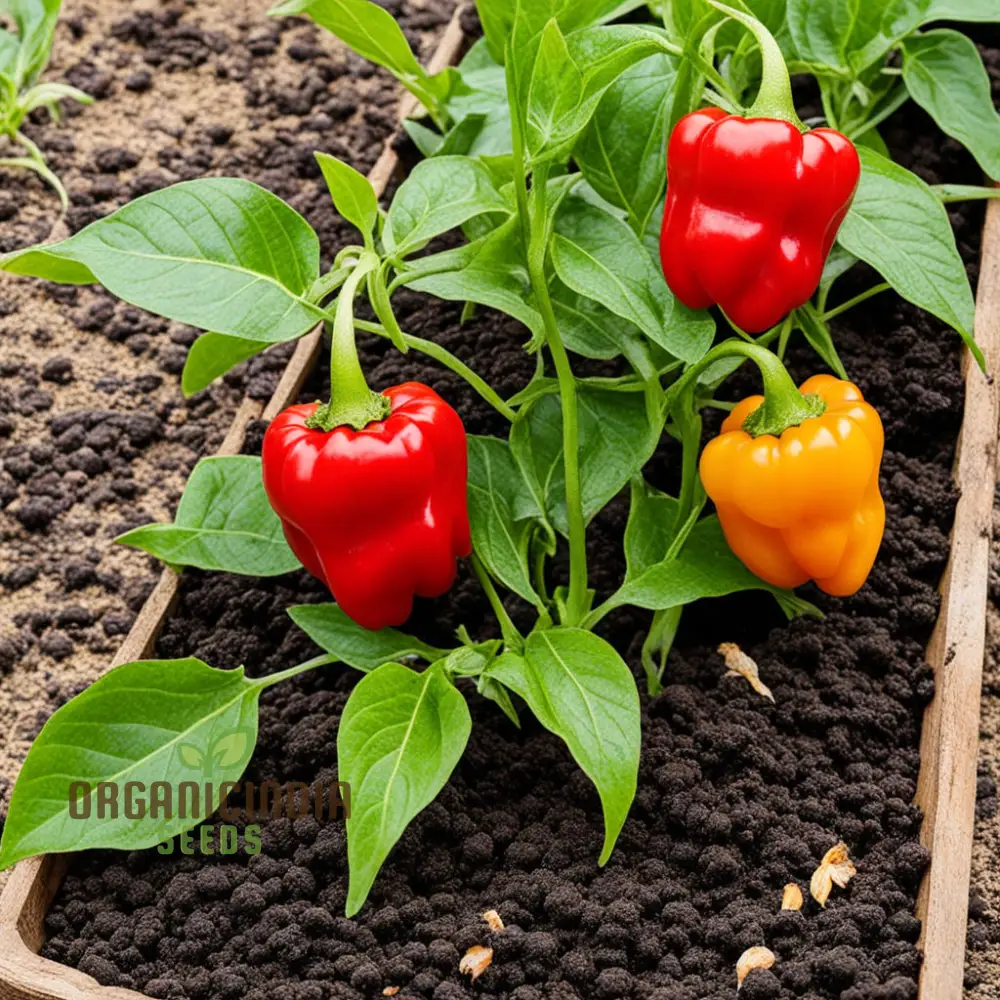Organic Red Capsicum Seeds For Planting, Premium Variety for Home Gardening and Fresh Harvests - Image 4