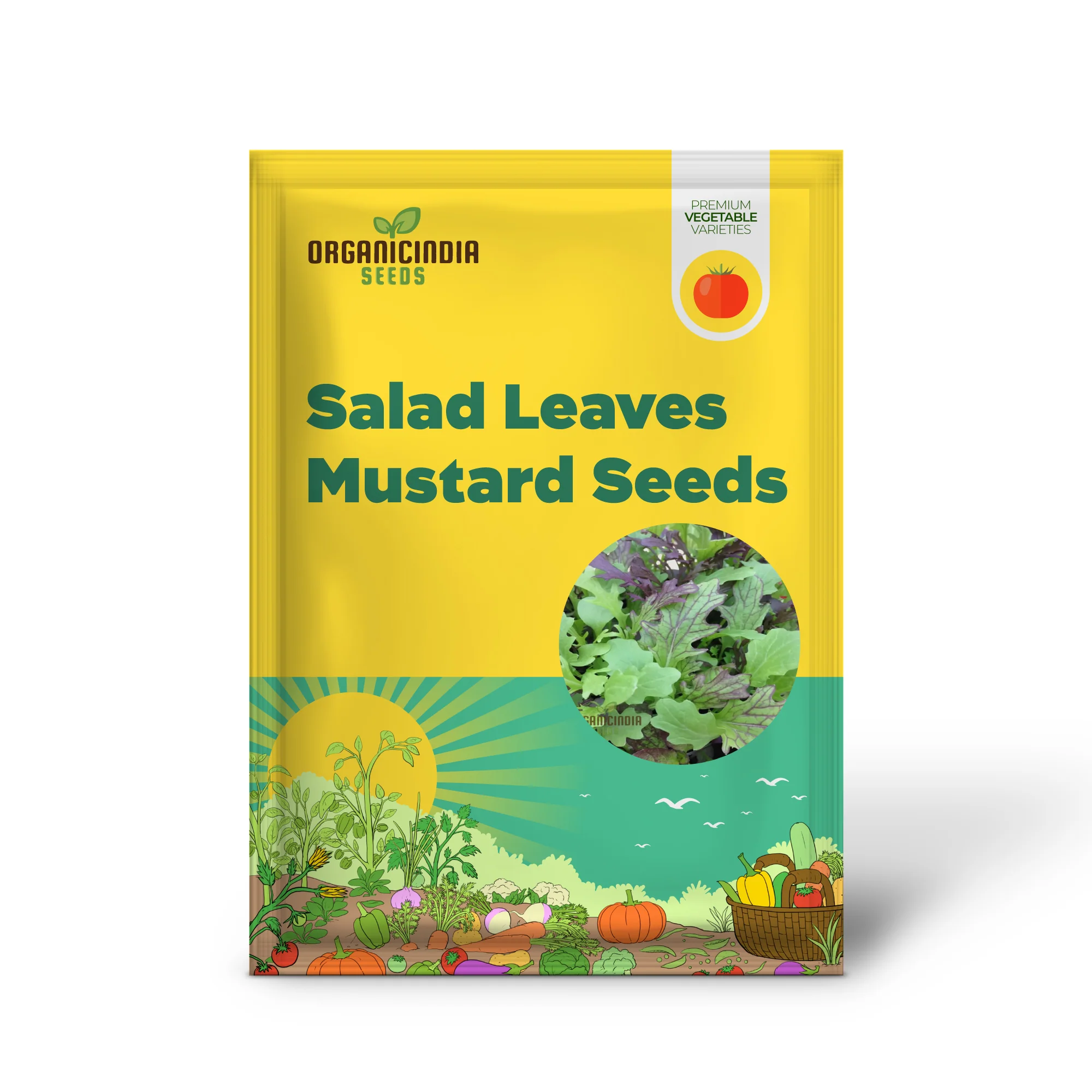 Salad Leaves Mustard Mix Seeds for a Diverse Array of Fresh, Flavorful Greens – Perfect for Your Homegrown Culinary Creations! - Image 2