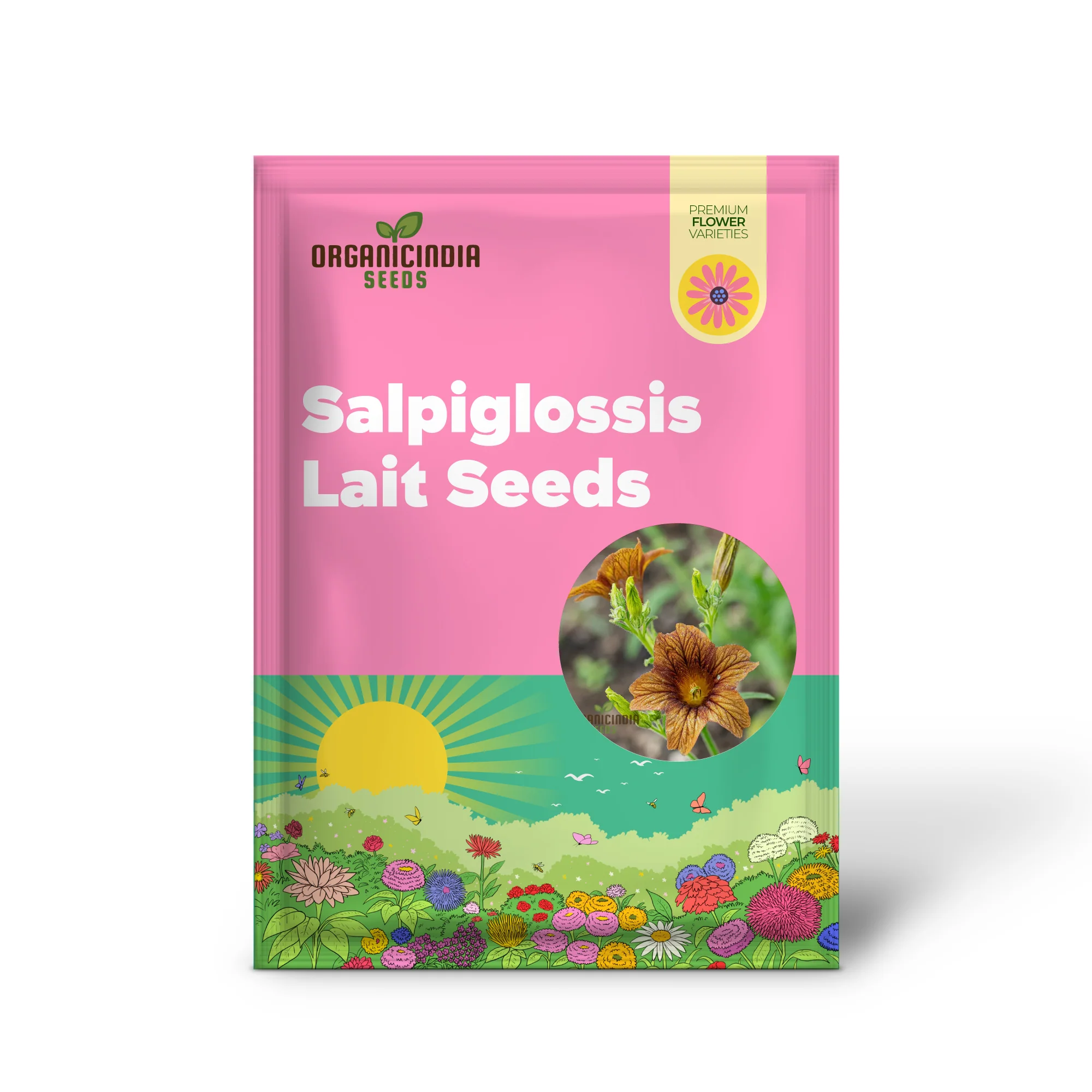 Salpiglossis CafÃ© au Lait Seeds - Cultivate Elegant and Delicate CafÃ© au Lait Salpiglossis Flowers in Your Garden - Image 2