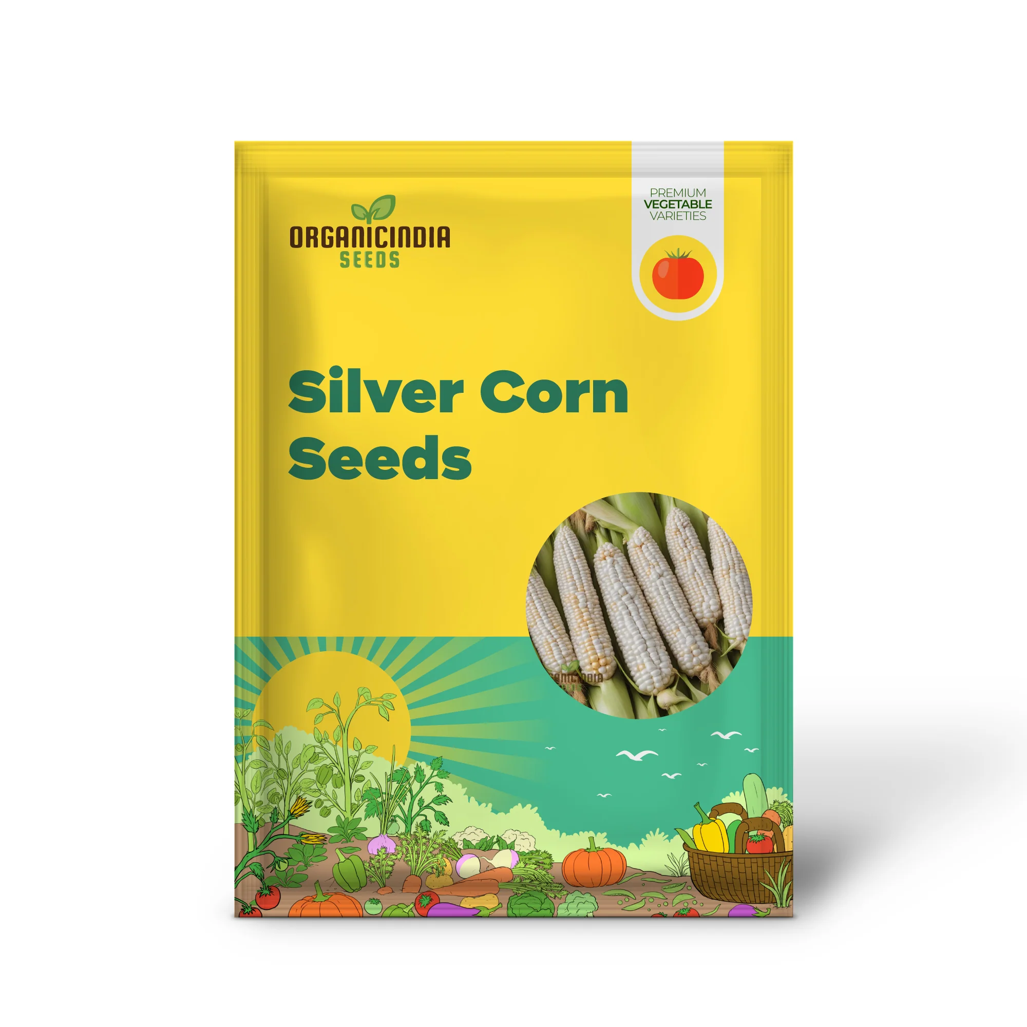 Shimmering Silver Corn Seeds, Planting Seeds for a Unique and Elegant Harvest - Image 2