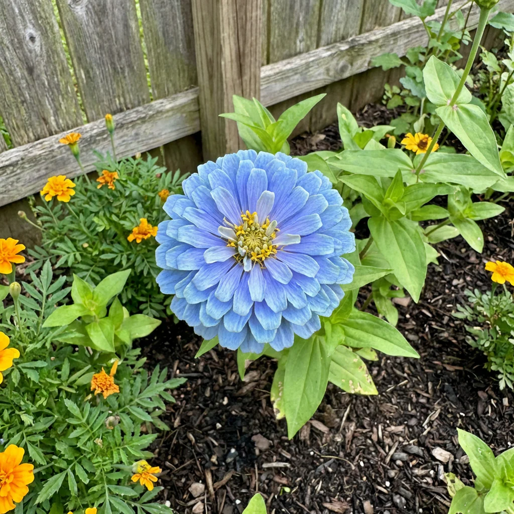 Sky Blue Zinnia Seeds for Planting (Zinnia elegans) – Classic Heirloom Flower - Image 5