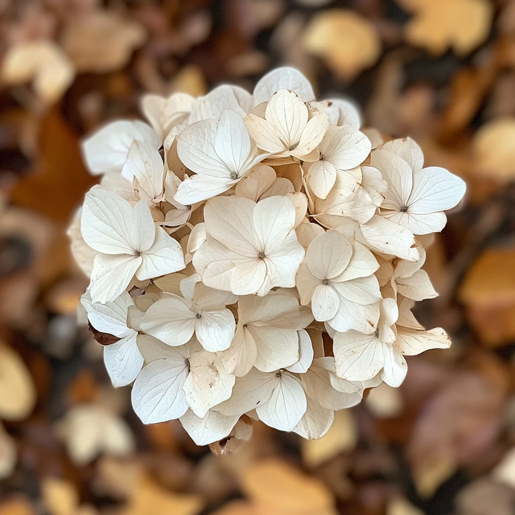 Snow Queen Hydrangea Seeds – Elegant White Cone Blooms & Stunning Fall Foliage