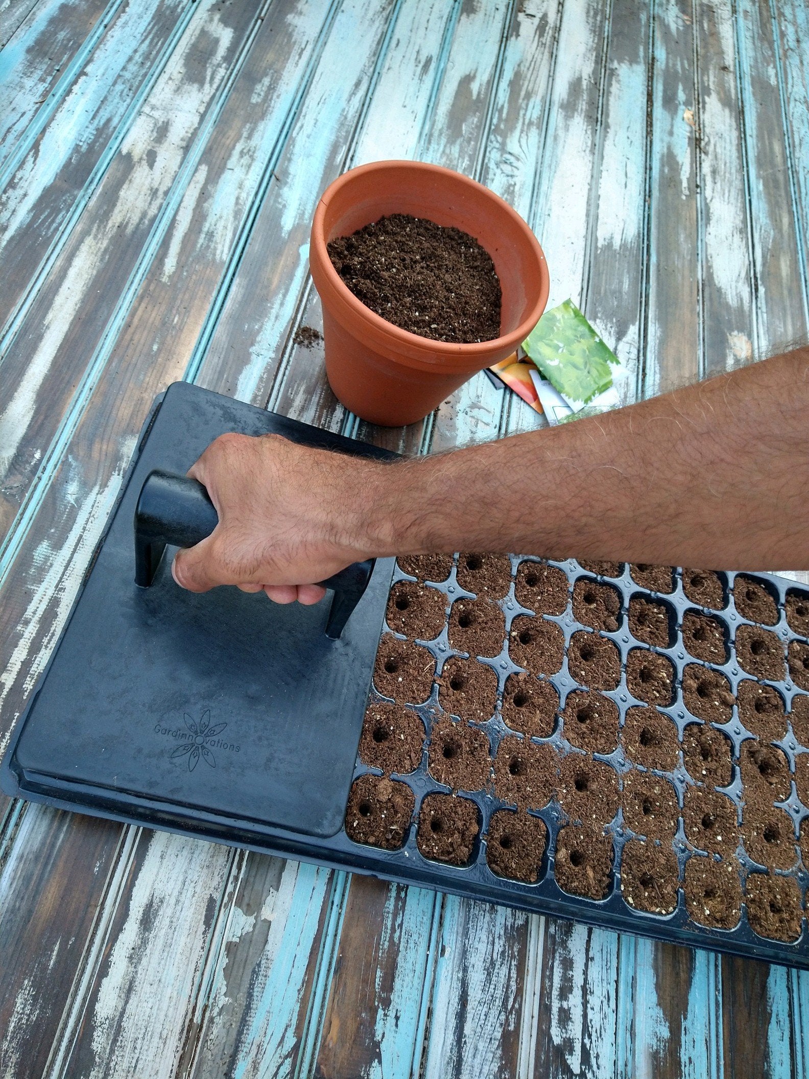 Soil Digger and Seed Spacer for Planting Seeds with 24 Holes | Innovative Garden Tool, Perfect Gift for Gardening Enthusiasts - Image 5