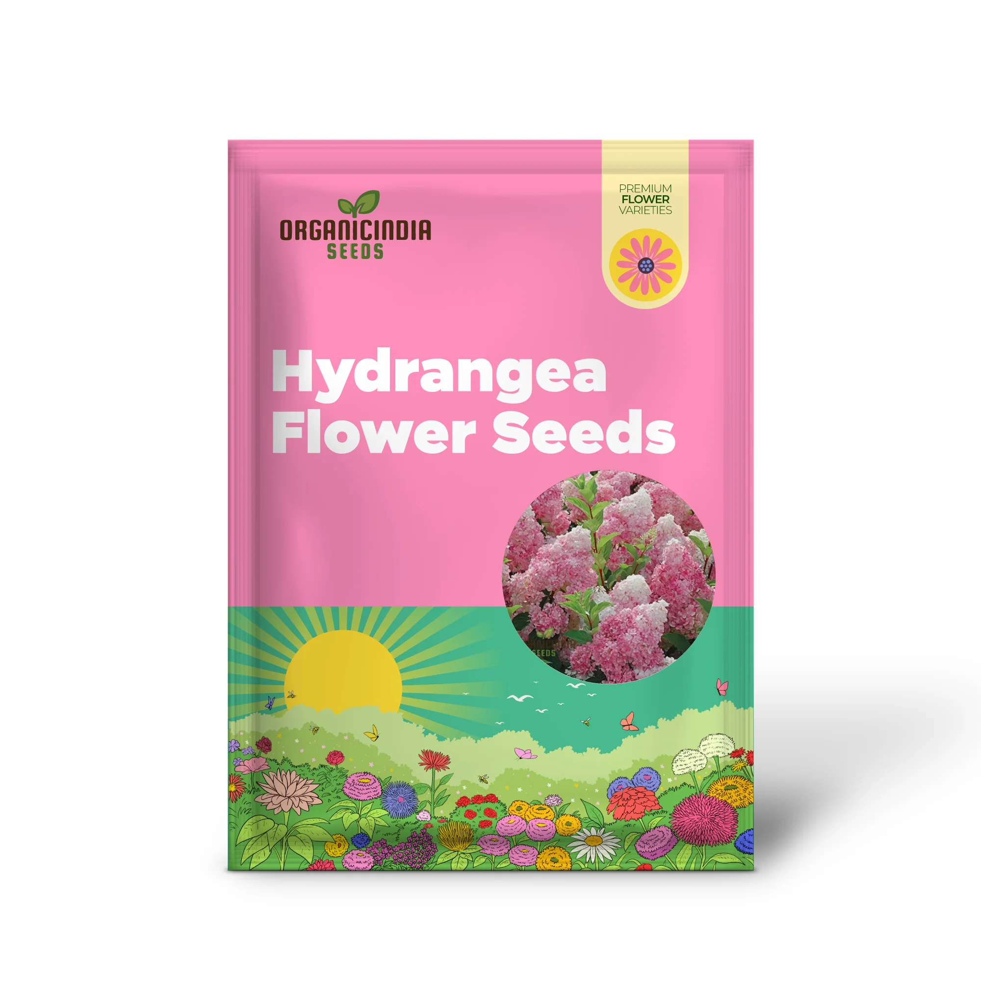 Strawberry Sundae Hydrangea Seeds , Elevate Your Gardening Experience with Lush, Creamy-Pink Blooms - Image 2