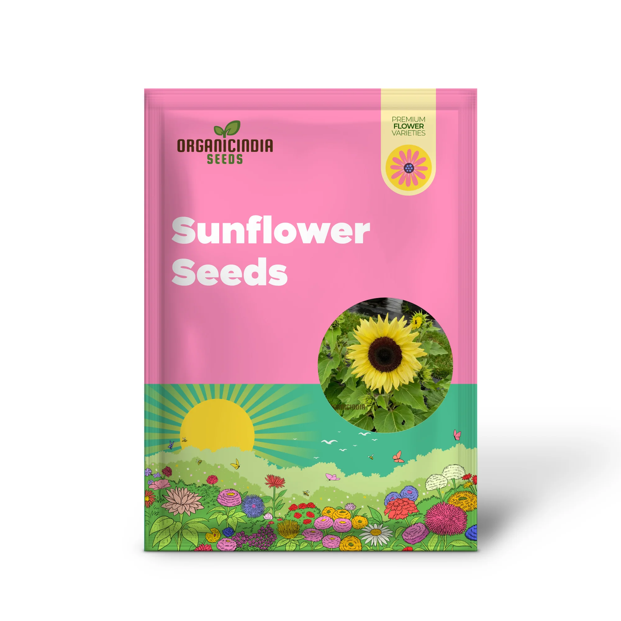 Sunflower Seeds, Lemon Striker Flower Seeds Perfect for Gardening Enthusiasts and Vibrant Garden - Image 2