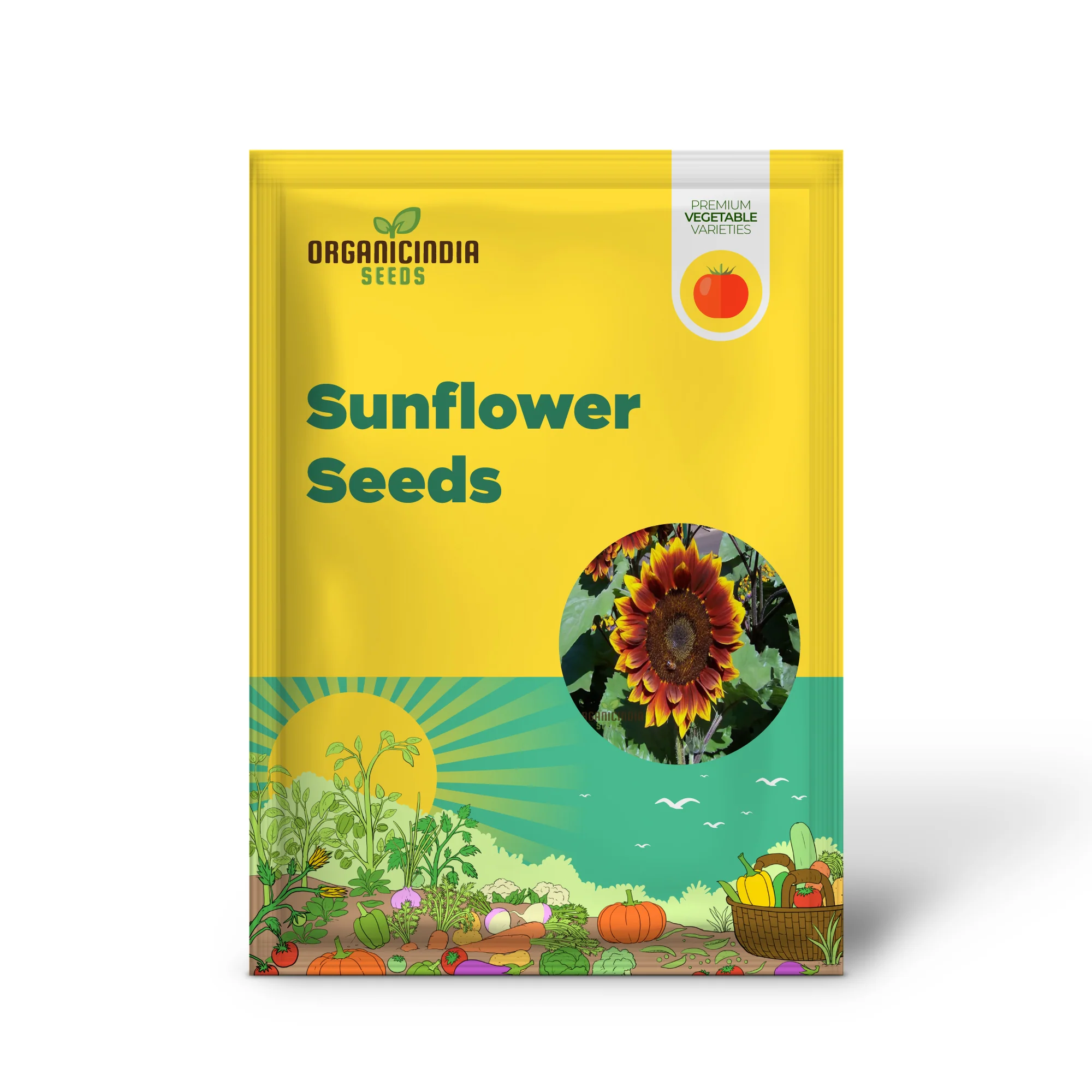 Ruby Passion Sunflower Seeds – Vibrant Red Blooms for Garden Planting - Image 2