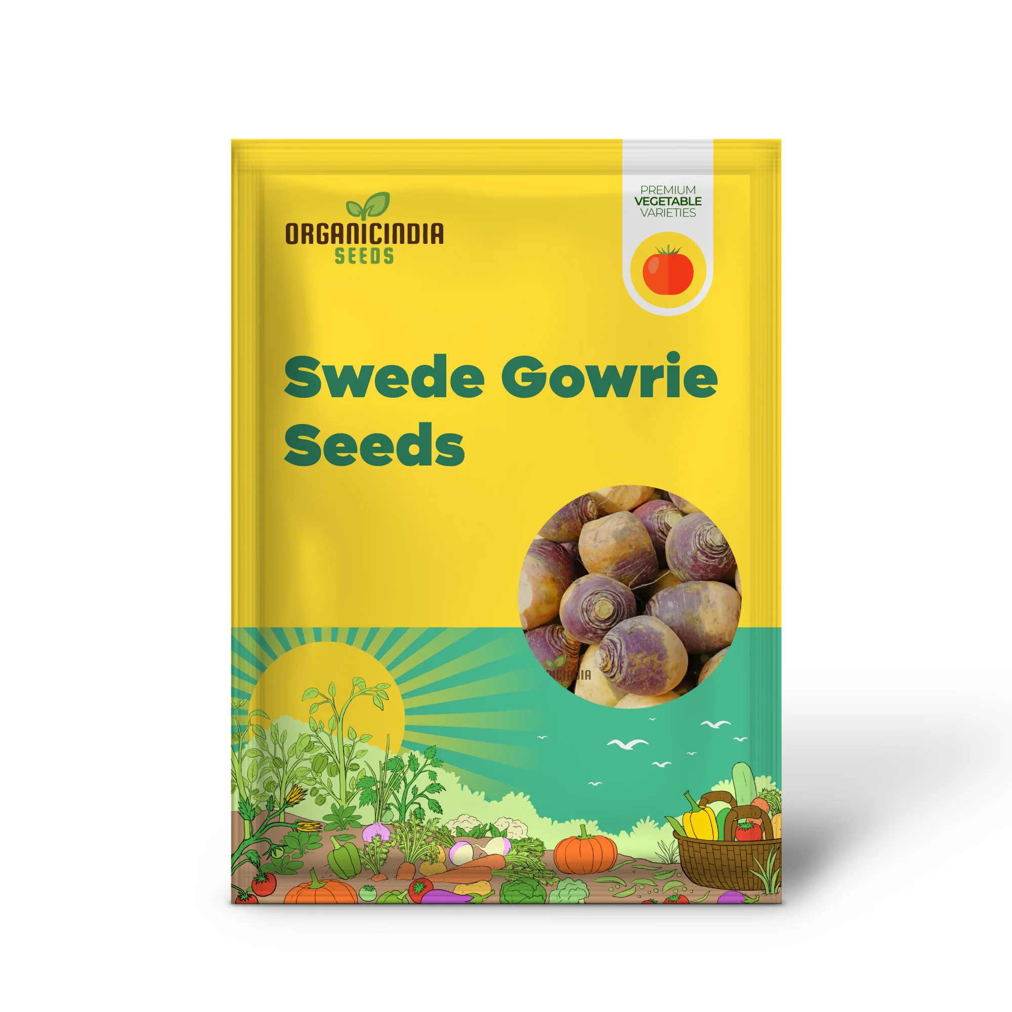 Swede Gowrie Vegetable Seeds, High Yield Disease-Resistant, Ideal for Cool Climate Gardens - Image 2