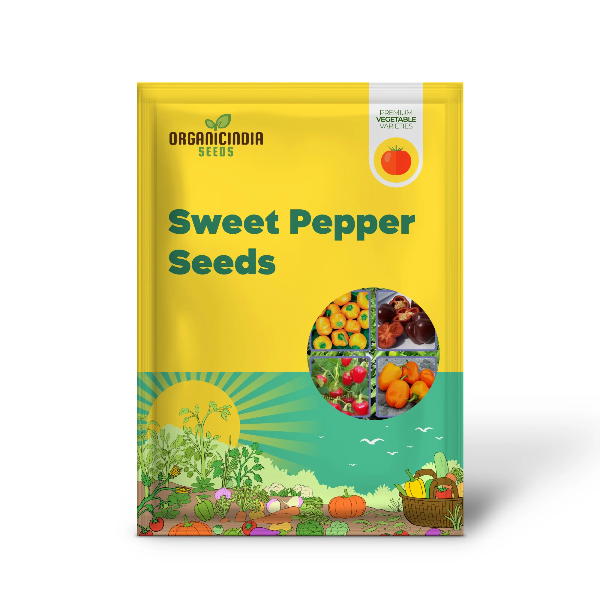 Sweet Pepper Seeds - Mini Bell Blend for Colorful Garden Flowers | Planting Seeds - Image 2
