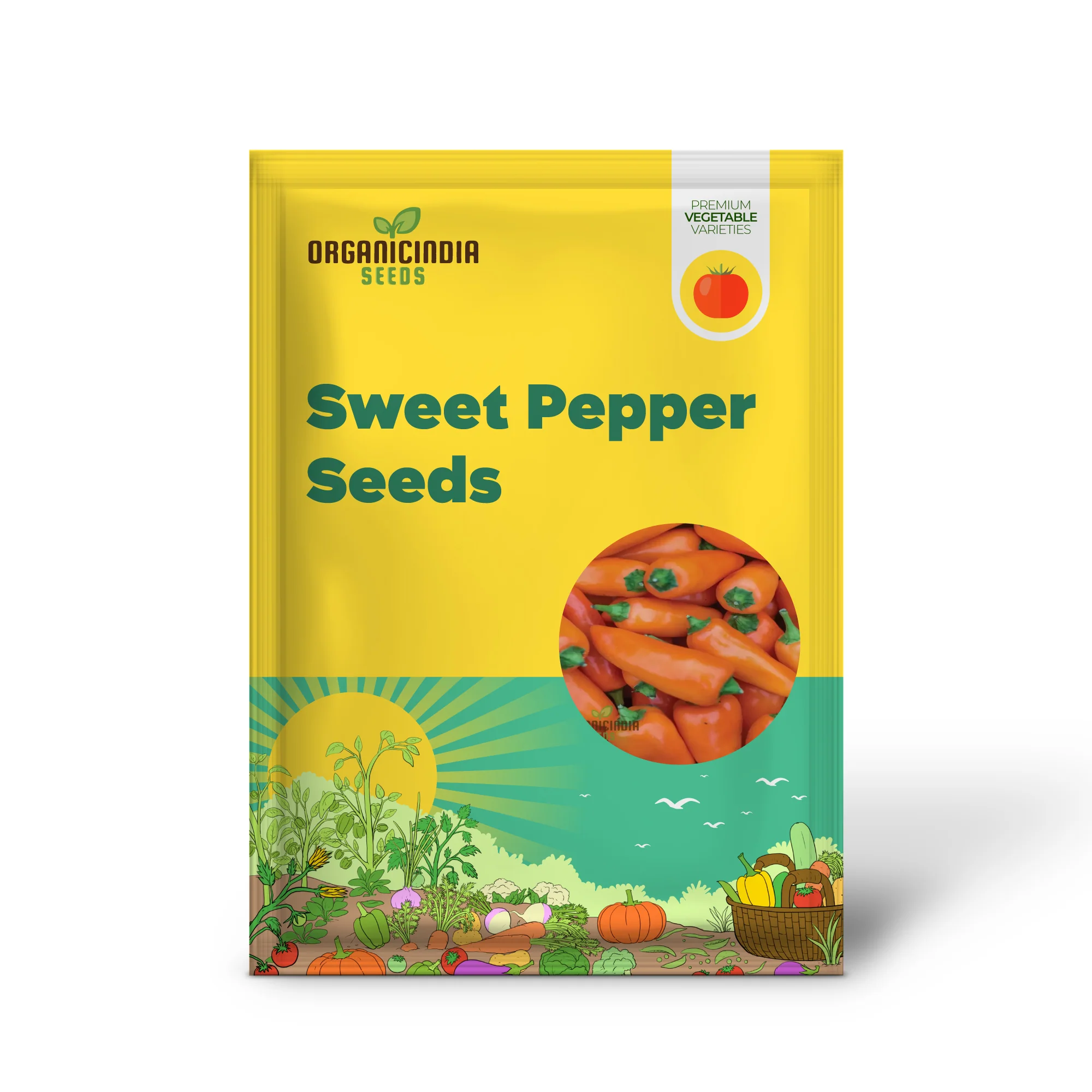 Sweet Pepper Tangerine Dream Vegetable Seeds, Vibrant Color Sweet Flavor Ideal for Gardens - Image 2