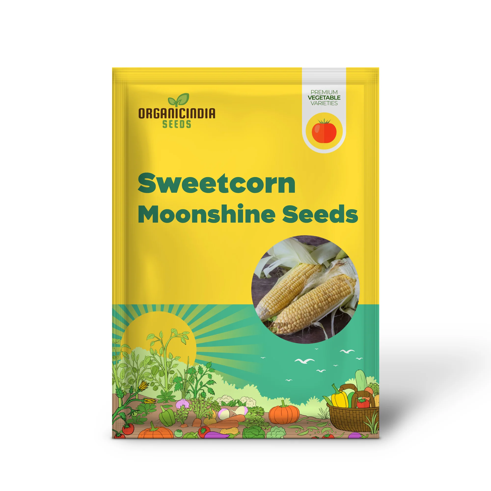 Sweetcorn Moonshine Vegetable Seeds, High-Yield Sweet Flavor Perfect for Home Gardens - Image 2