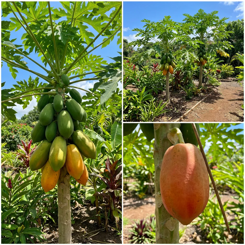 Taiwan Red Lady Papaya Fruit Seeds for Planting – Sweet Tropical Fruit, Heirloom, High Germination, Non-GMO Organic Garden Seeds - Image 3