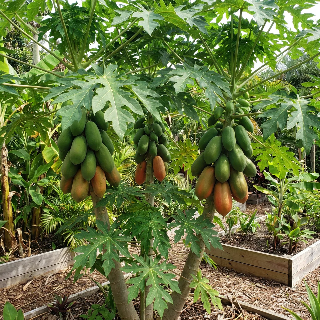 Taiwan Red Lady Papaya Fruit Seeds for Planting – Sweet Tropical Fruit, Heirloom, High Germination, Non-GMO Organic Garden Seeds - Image 4