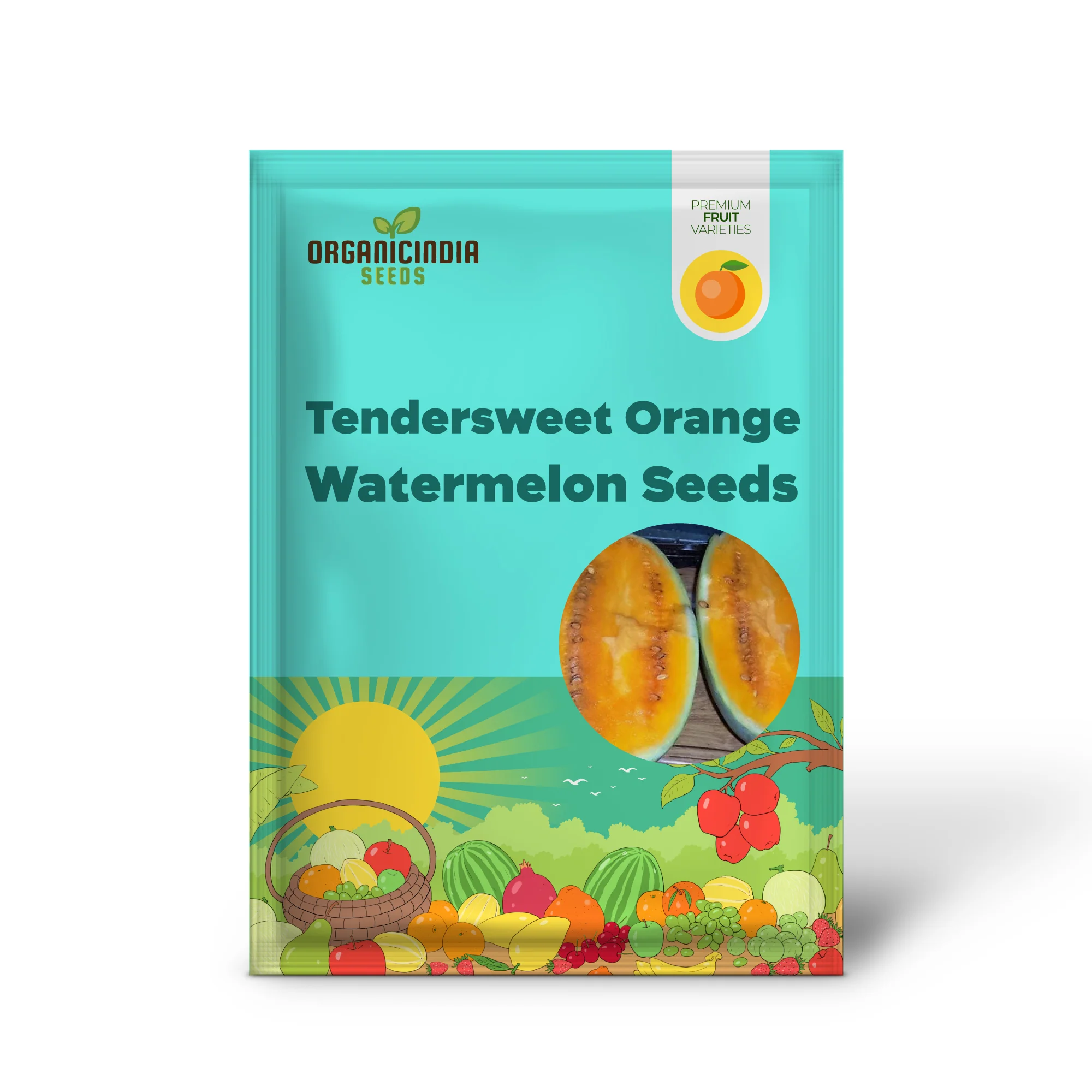 Tendersweet Orange Watermelon Seeds - Image 2