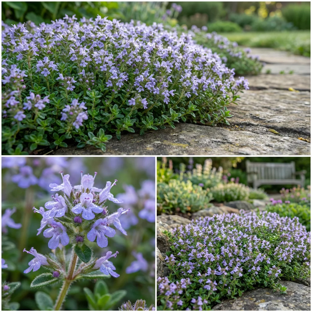 Thymus serpyllum Blue Creeping Thyme Flower Seeds – Perennial Ground Cover Plant Seeds - Image 3