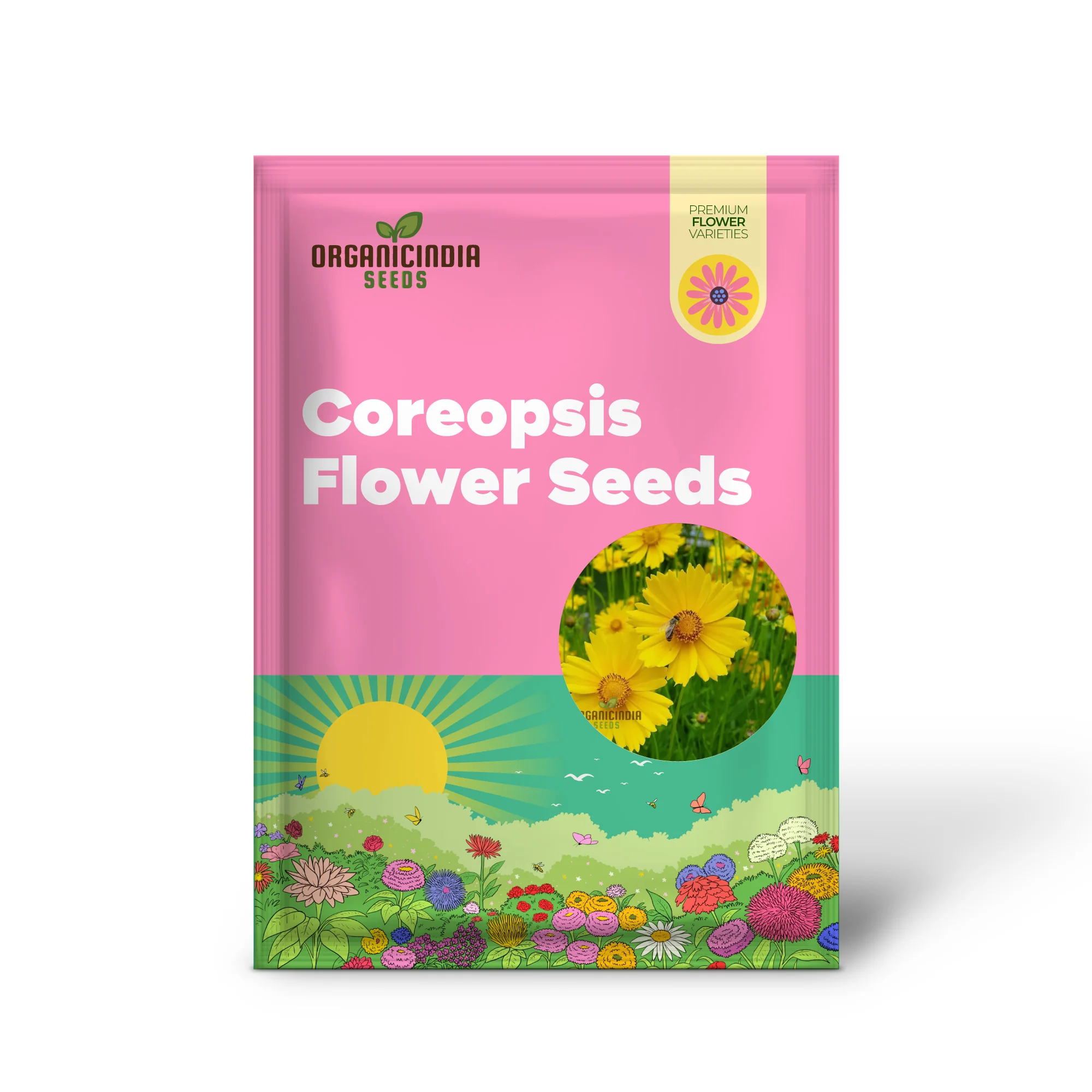 Tickseed Lance-Leaved Coreopsis - Heat & Drought Tolerant Wildflowers for Thriving Gardens | Resilient, Vibrant, and Low-Maintenance Perennials - Image 2