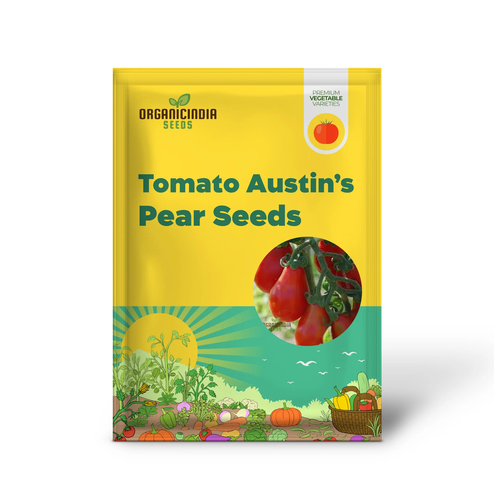 TOMATO AUSTIN'S RED PEAR Seeds - Premium Seeds for Gardening - Image 2
