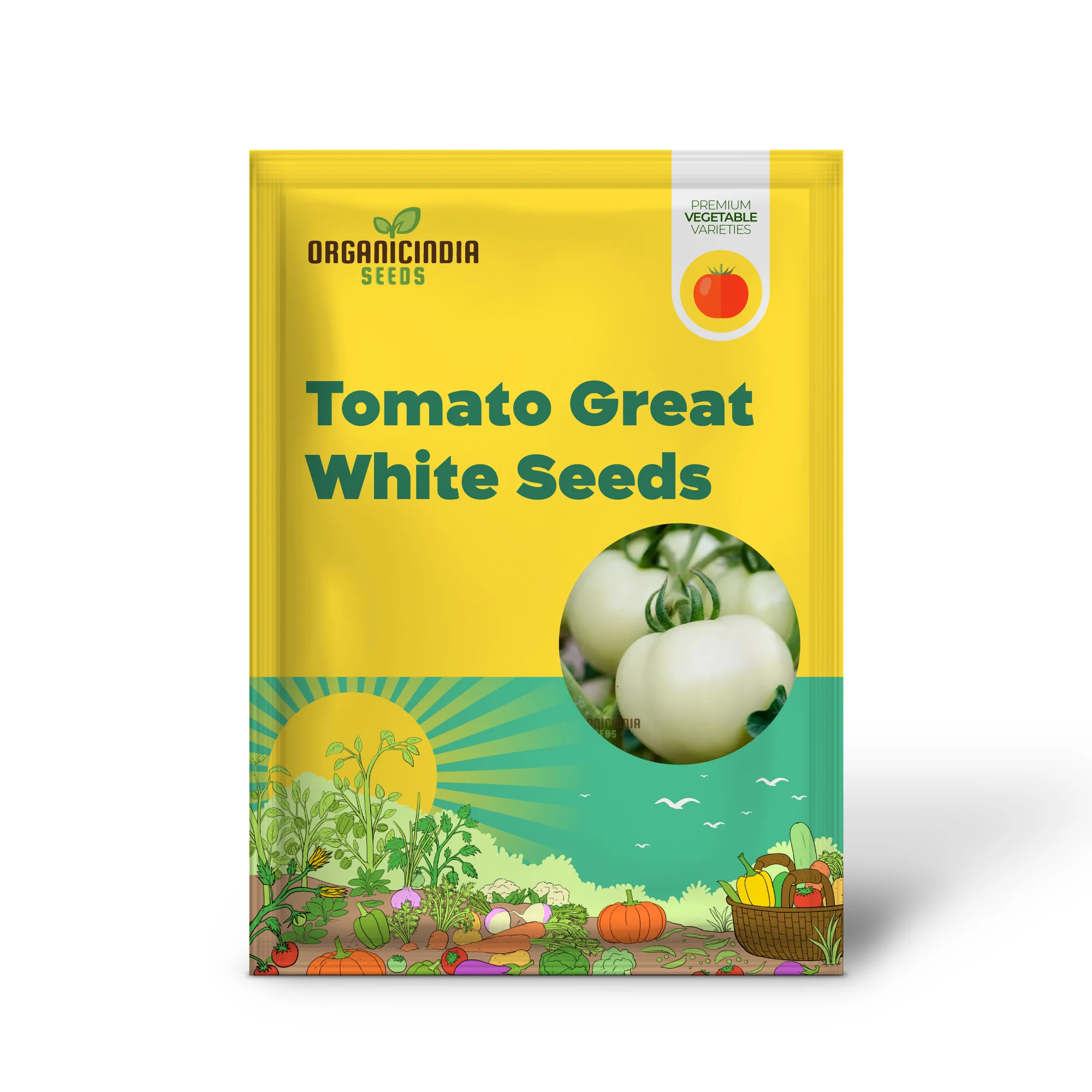Tomato Great White Seeds for Gardening - High Yield, Heirloom Quality, Organic Gardening Essentials - Image 2