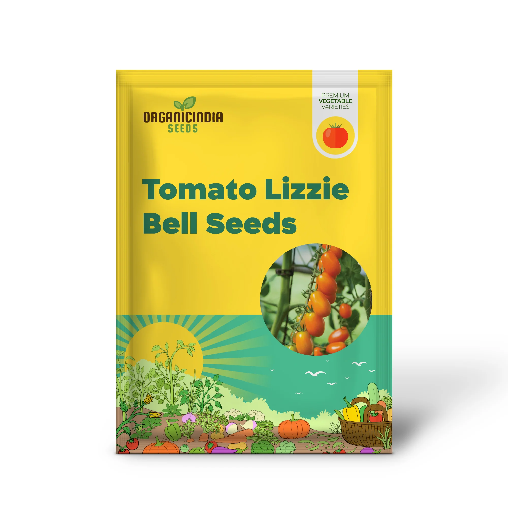 Tomato LIZZIE BELL Vegetable seeds, offering a delightful opportunity to grow flavorful - Image 2