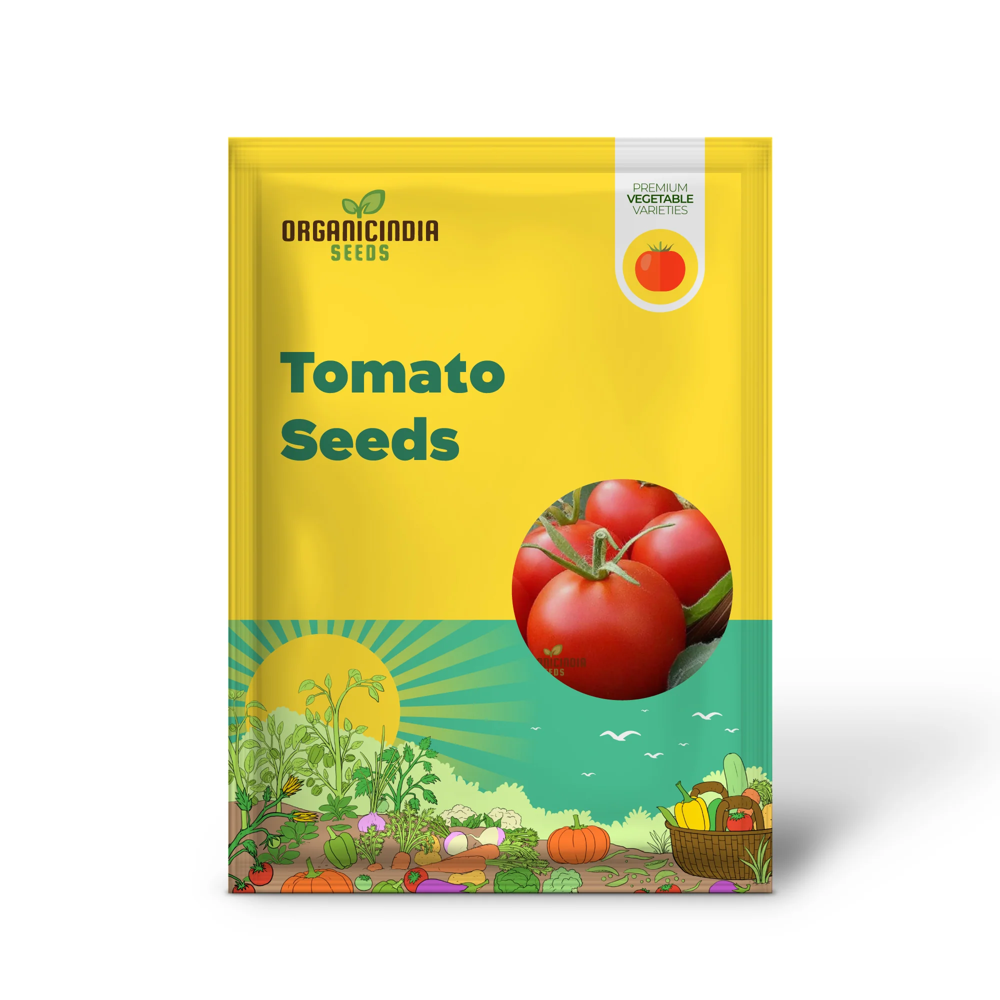 Tomato Seeds 'Moneymaker', a variety known for its reliable yields and exceptional flavor, ideal for vegetable gardeners seeking robust and productive tomato plants - Image 2