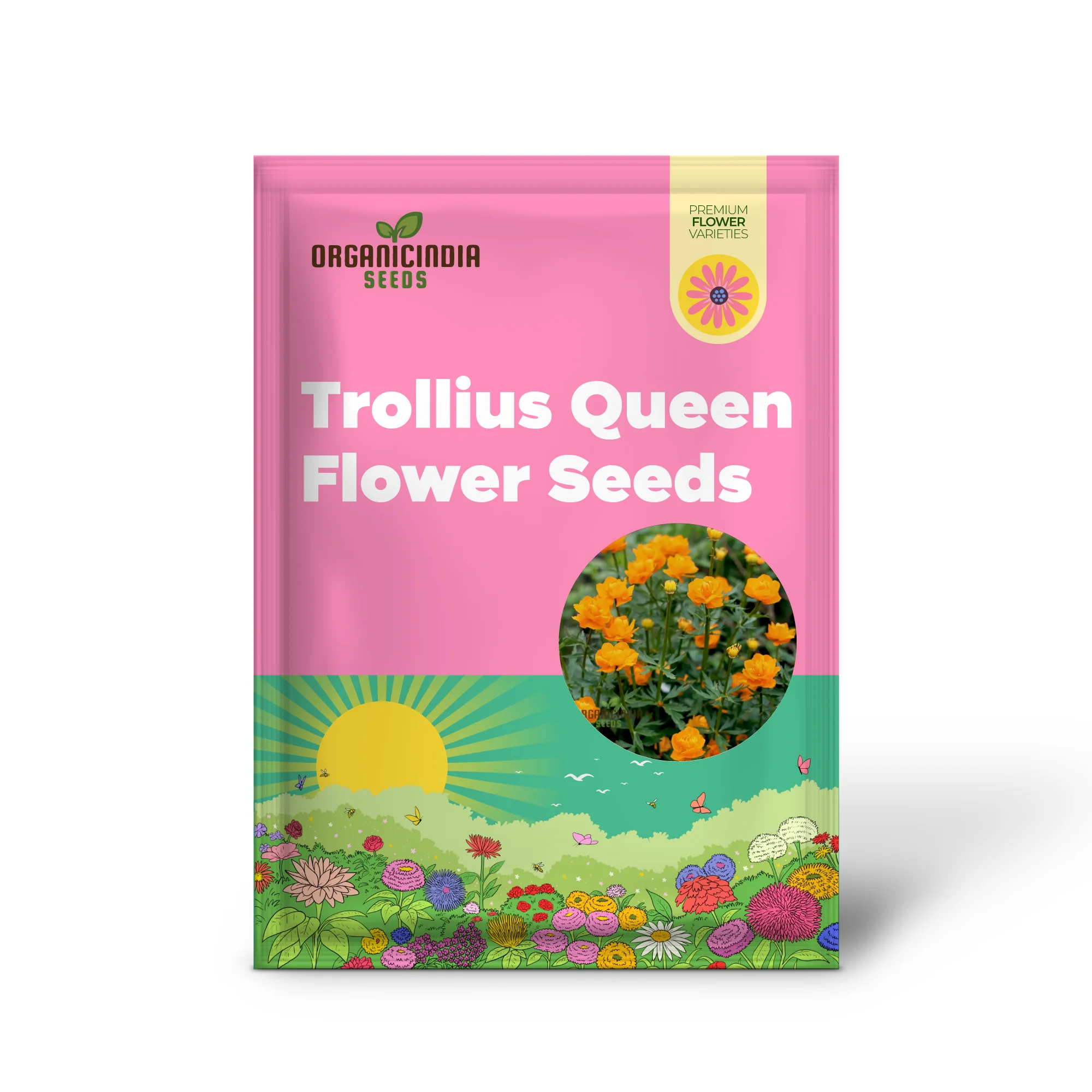 Trollius Golden Queen Seeds – Premium Garden Bloom Variety for Vibrant Planting - Image 2