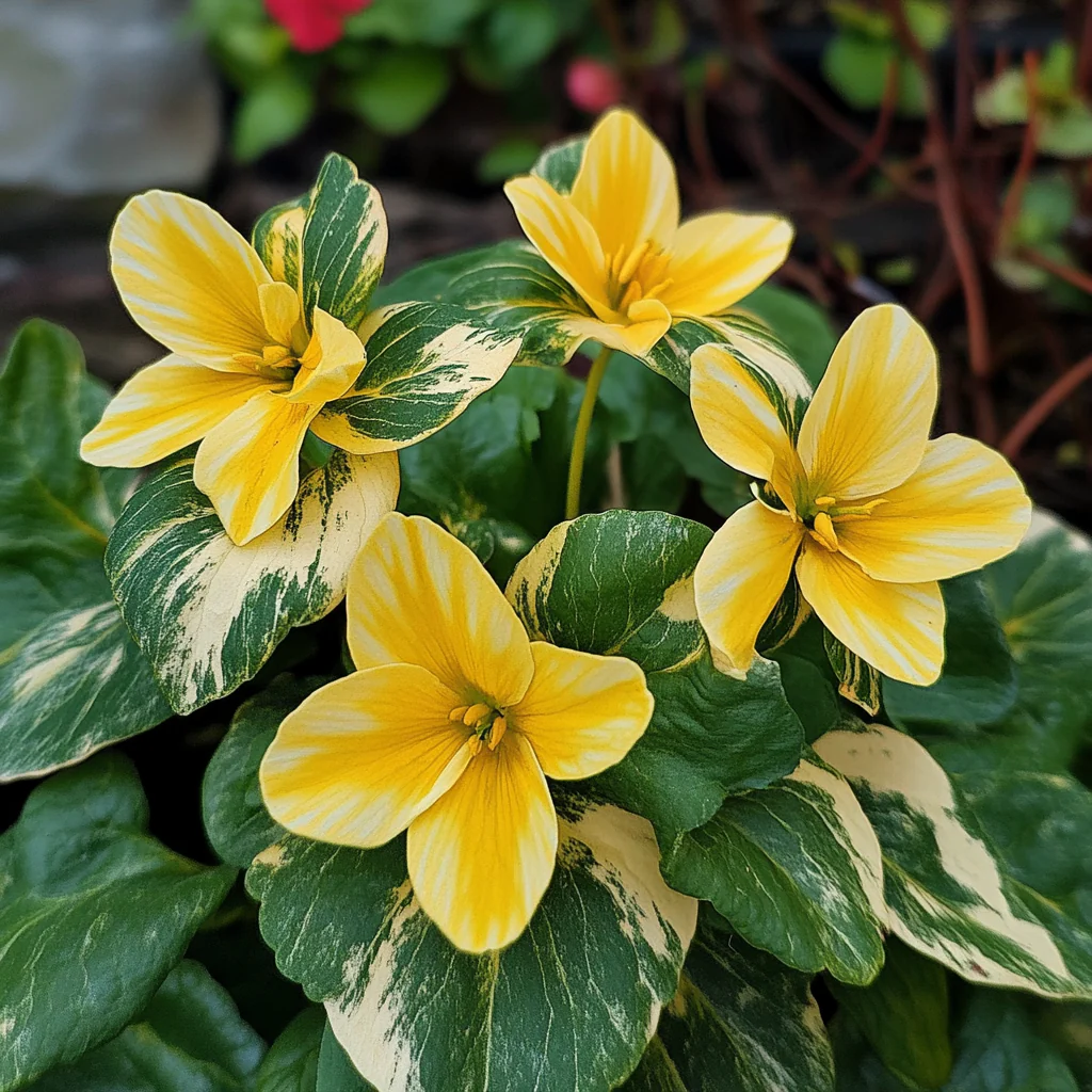 Variegated Yellow Flowering Shrub Seeds – Unique Foliage & Bright Spring Blooms