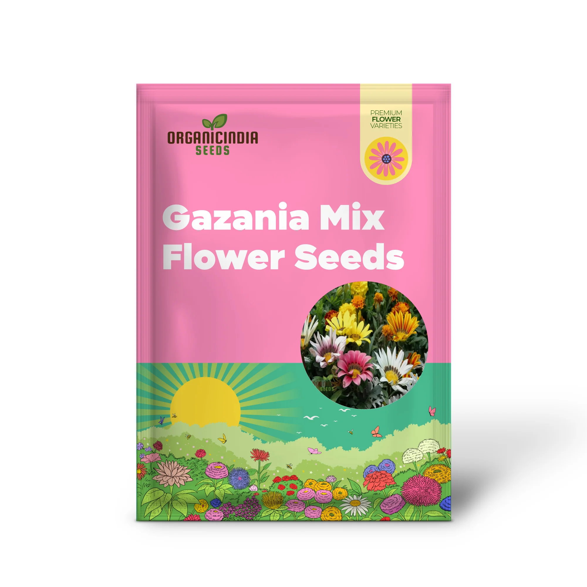 Vibrant Gazania Mix Flower Seeds, Easy to Grow, Drought Tolerant, Perfect for Colorful Gardens - Image 2