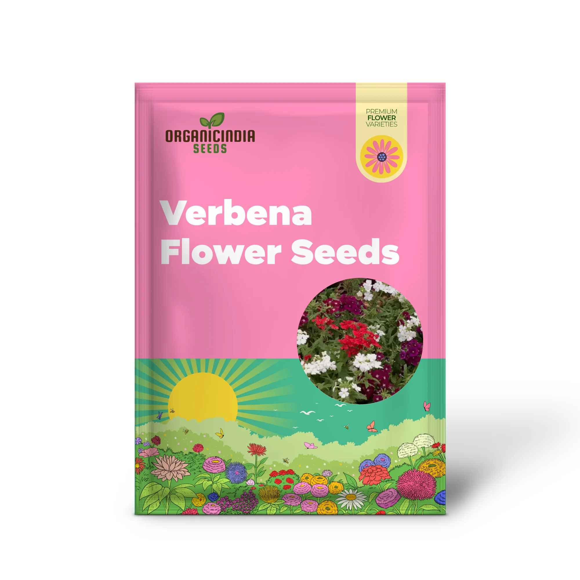 Vibrant HYB - Verbena Quartz Series (Mixed) Seeds for Stunning Garden Displays | Premium Gardening Seeds - Image 2