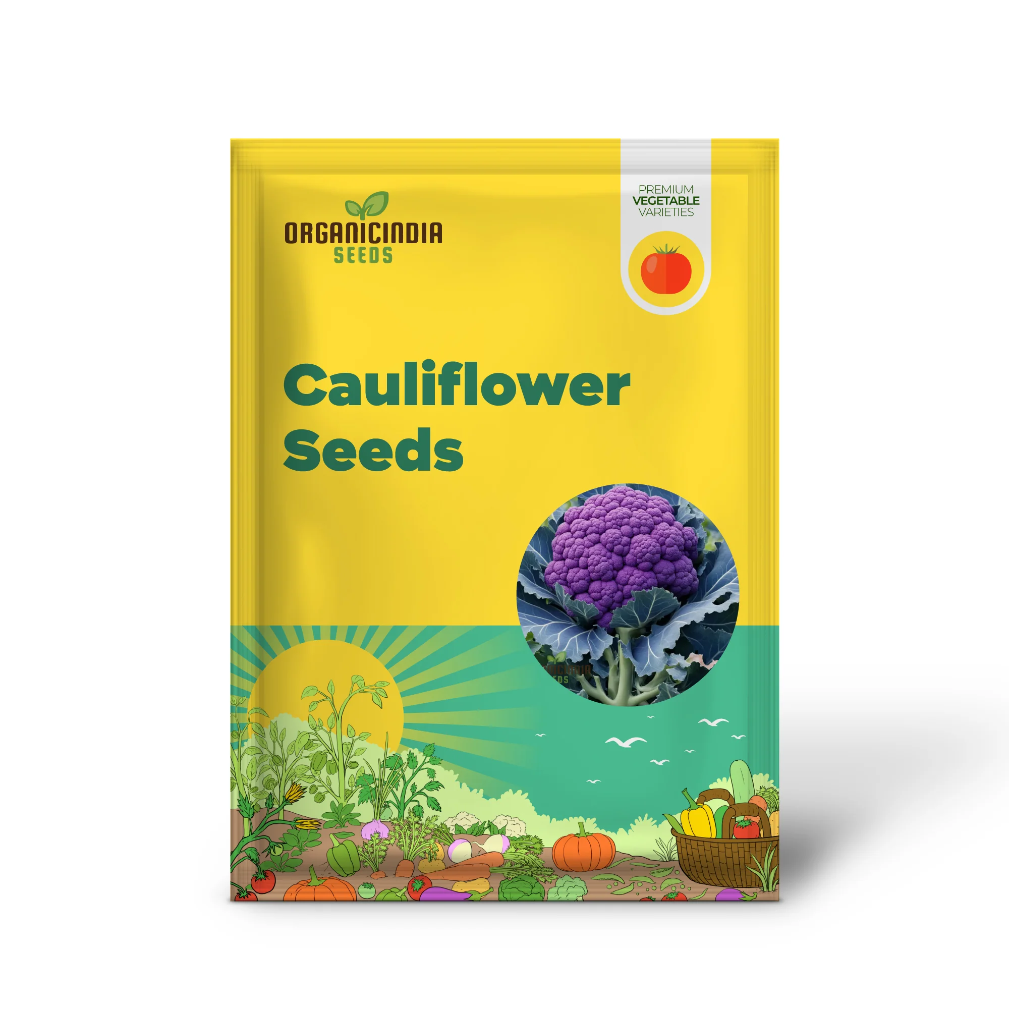 Purple Cauliflower Seeds, Experience Garden Magic - Plant Vibrant Purple Cauliflower Seeds for Stunning Harvests - Image 2