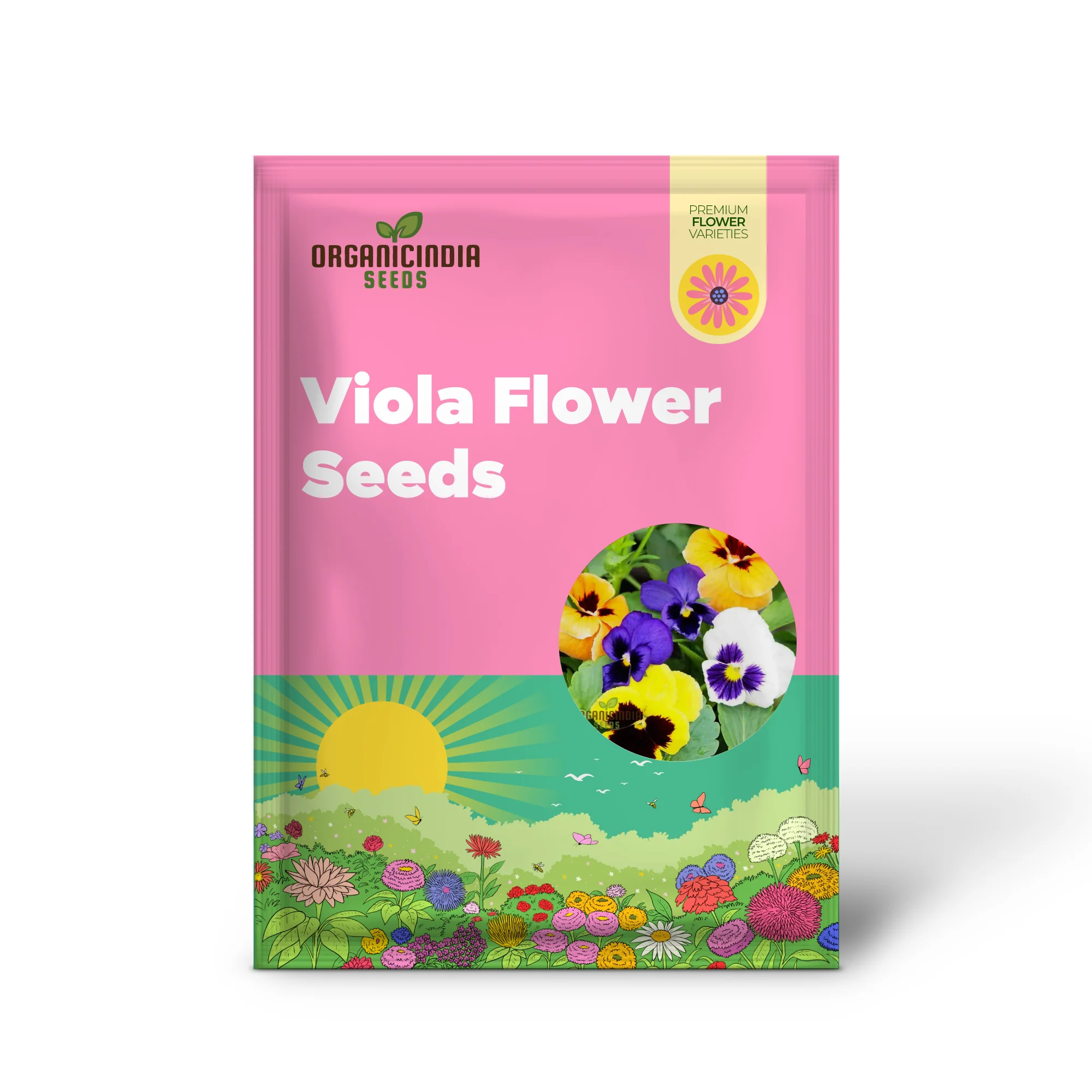 Viola - Swiss Giant Flower Seeds for Planting | Premium Quality Gardening Seeds - Image 2