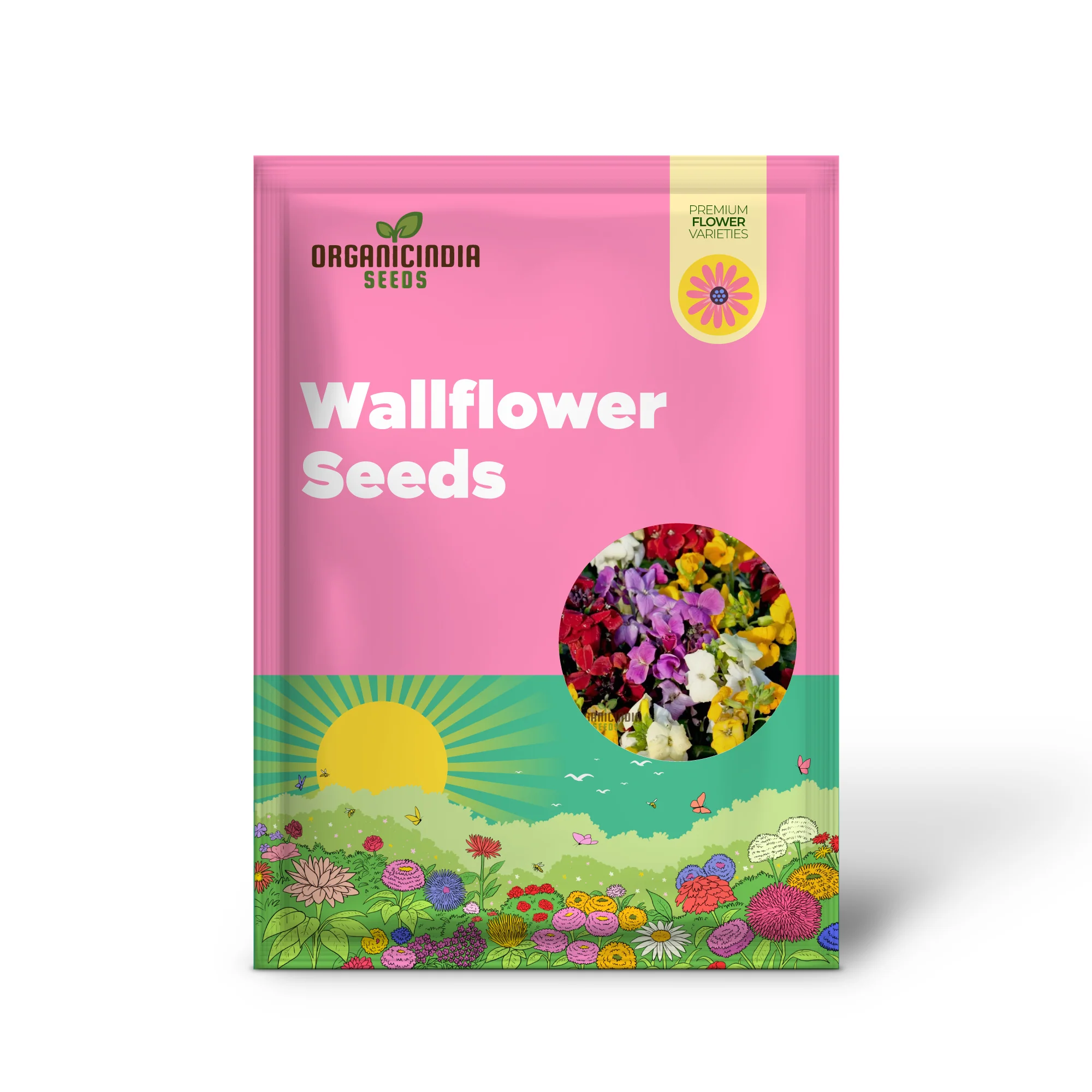 Wallflower Sugar Rush Mix Flower Seeds for Planting - Image 2