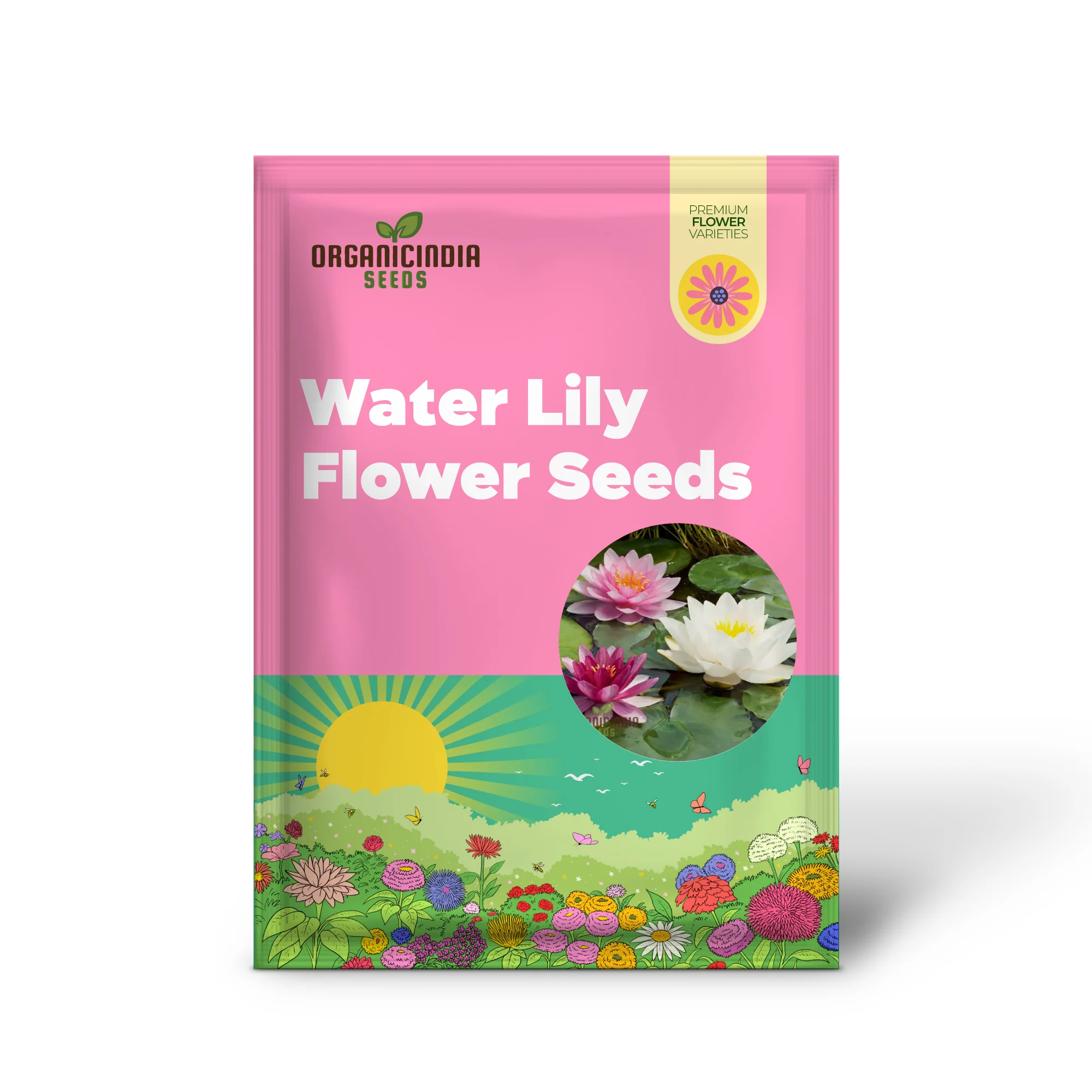 Water Lily Flower Seeds - Mixed Colors for Pond Garden, Planting Guide Included - Image 2