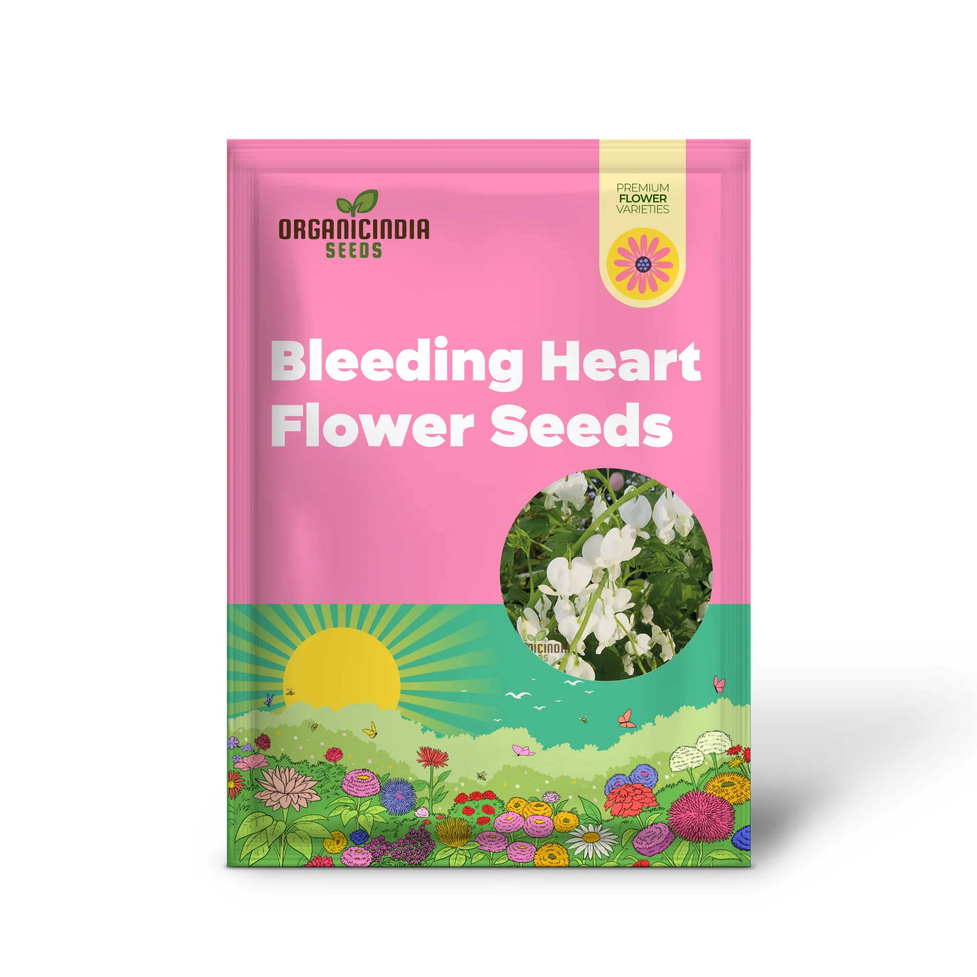 Bleeding Heart Seeds (White Bleeding Heart Seeds) - Elegant Heart-Shaped Blooms for Gardens - Image 2