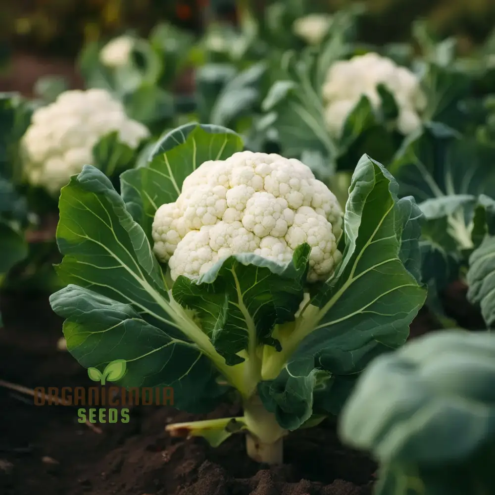 Organic White Cauliflower Seeds - Grow Crisp, Nutrient-Rich Heads in Your Garden