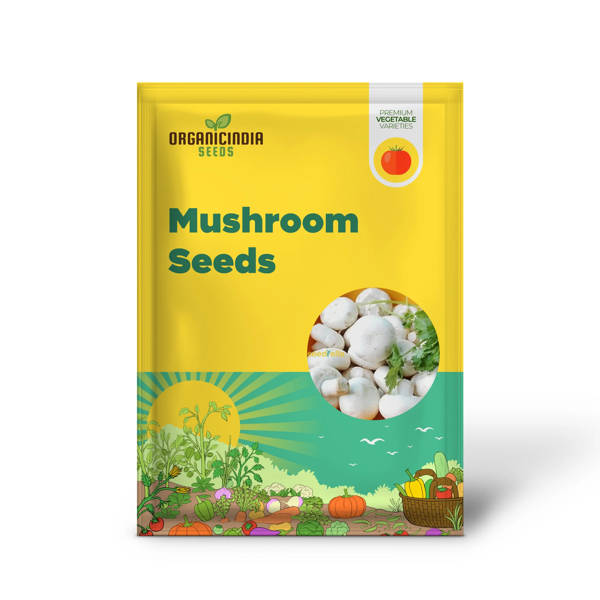 White Mushroom Vegetable Seeds for Easy Planting Grow Fresh, Delicious Mushrooms at Home - Image 2