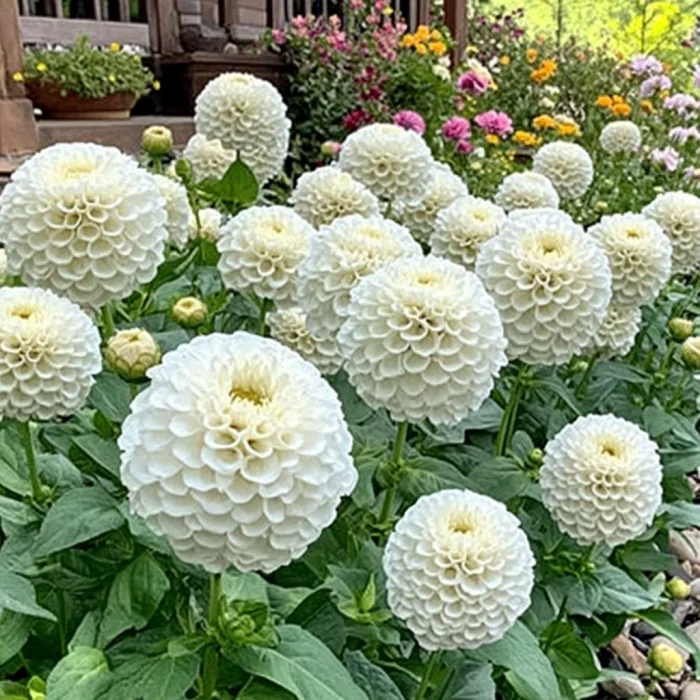 White Zinnia Seeds – Pure White and Cream Blooms for Garden Planting - Image 3