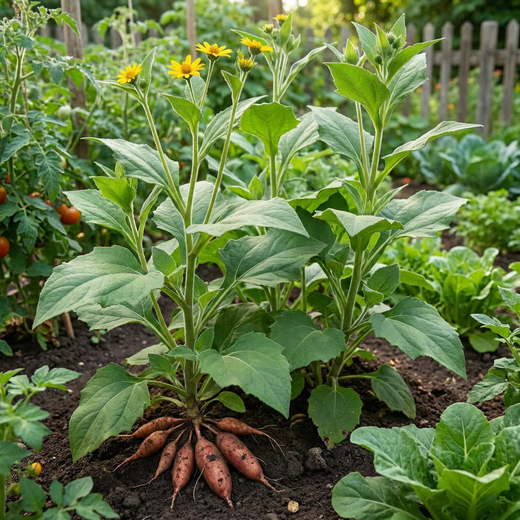 Yacon Vegetable Seeds (Smallanthus sonchifolius) – Heirloom Root Crop for Home Gardens - Image 3