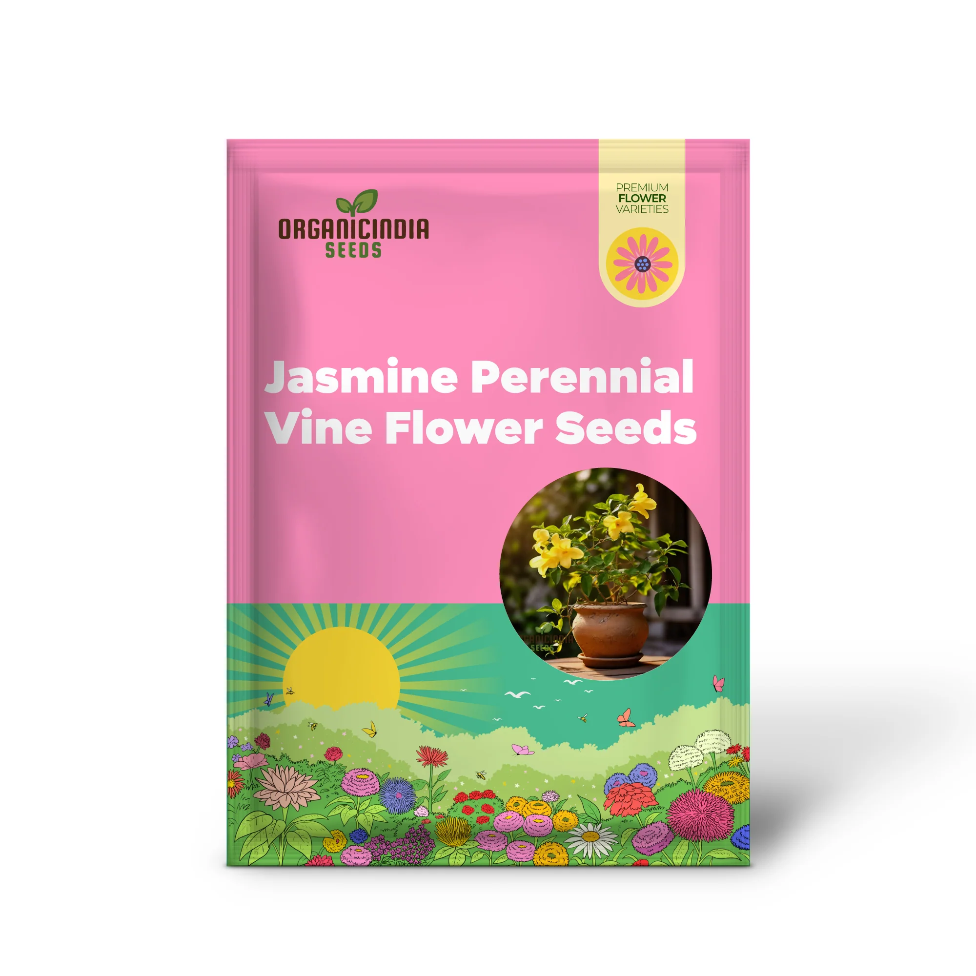 Yellow Jasmine Perennial Vine Flower Seeds for Planting - Sunshine Blooms for Everlasting Garden Beauty - Image 2