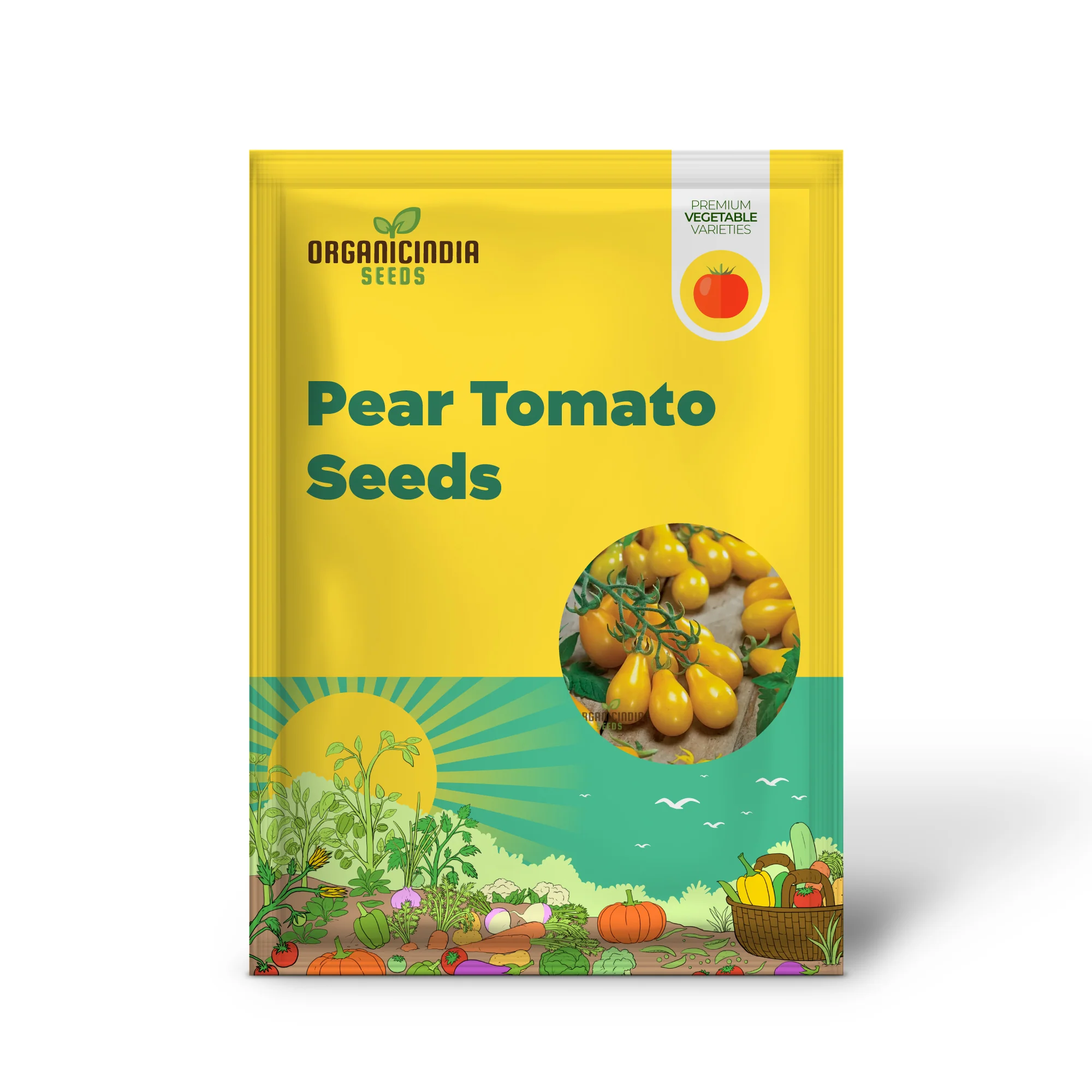 Yellow Pear Tomato Seeds - Grow Heirloom Yellow Pear Tomatoes for Your Garden and Culinary Delights - Image 2