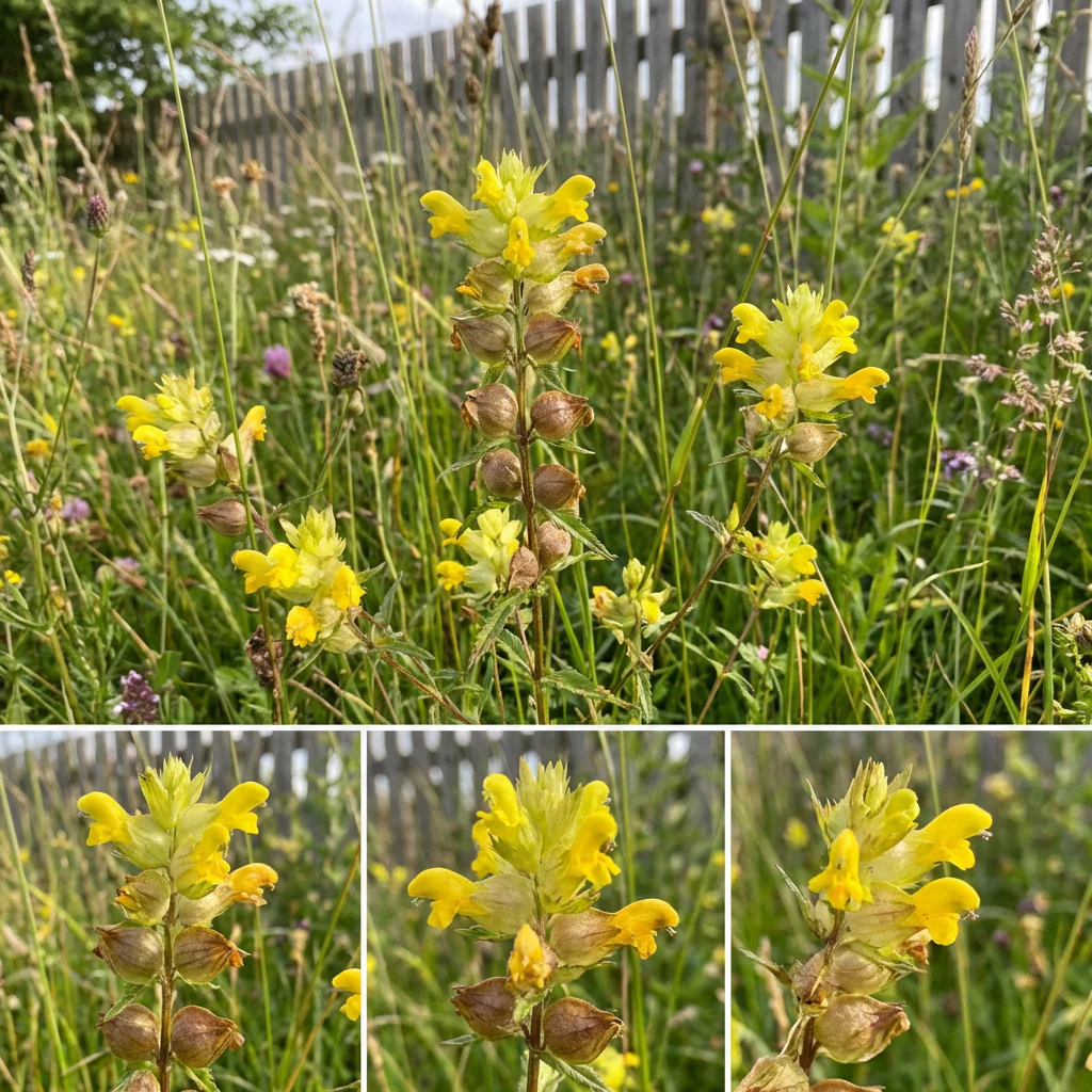 Yellow Rattle Flower Seeds for Planting (Rhinanthus minor) – Heirloom Wild Meadow Wildflower Seeds - Image 3