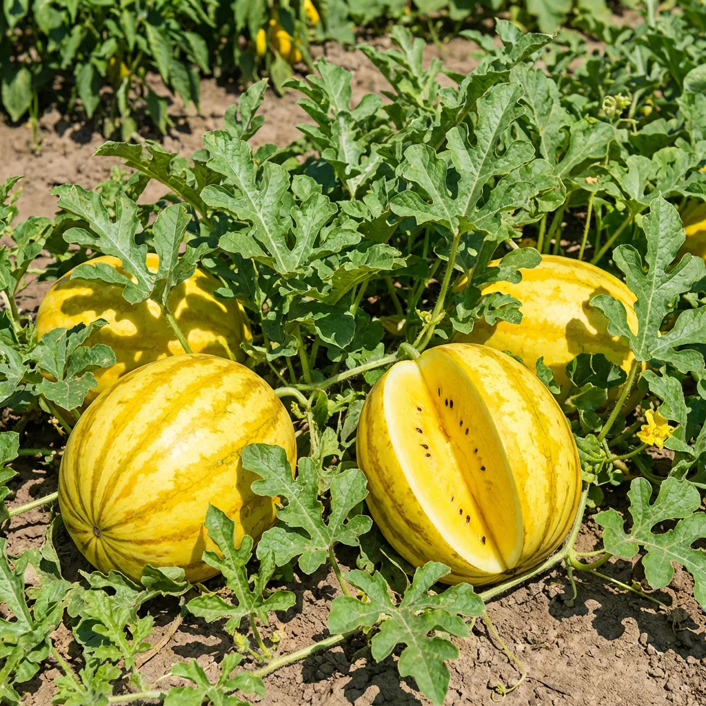 Yellow Watermelon Fruit Seeds for Planting – Heirloom Non-GMO, High Germination Organic Garden Seeds - Image 2