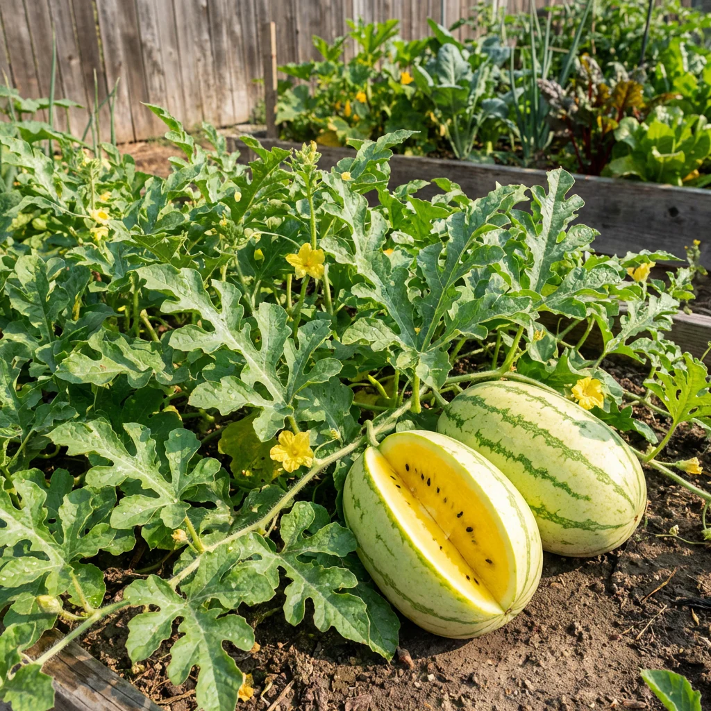 Yellow Watermelon Seeds (Citrullus lanatus) – Heirloom Sweet Yellow Flesh Garden Variety - Image 3
