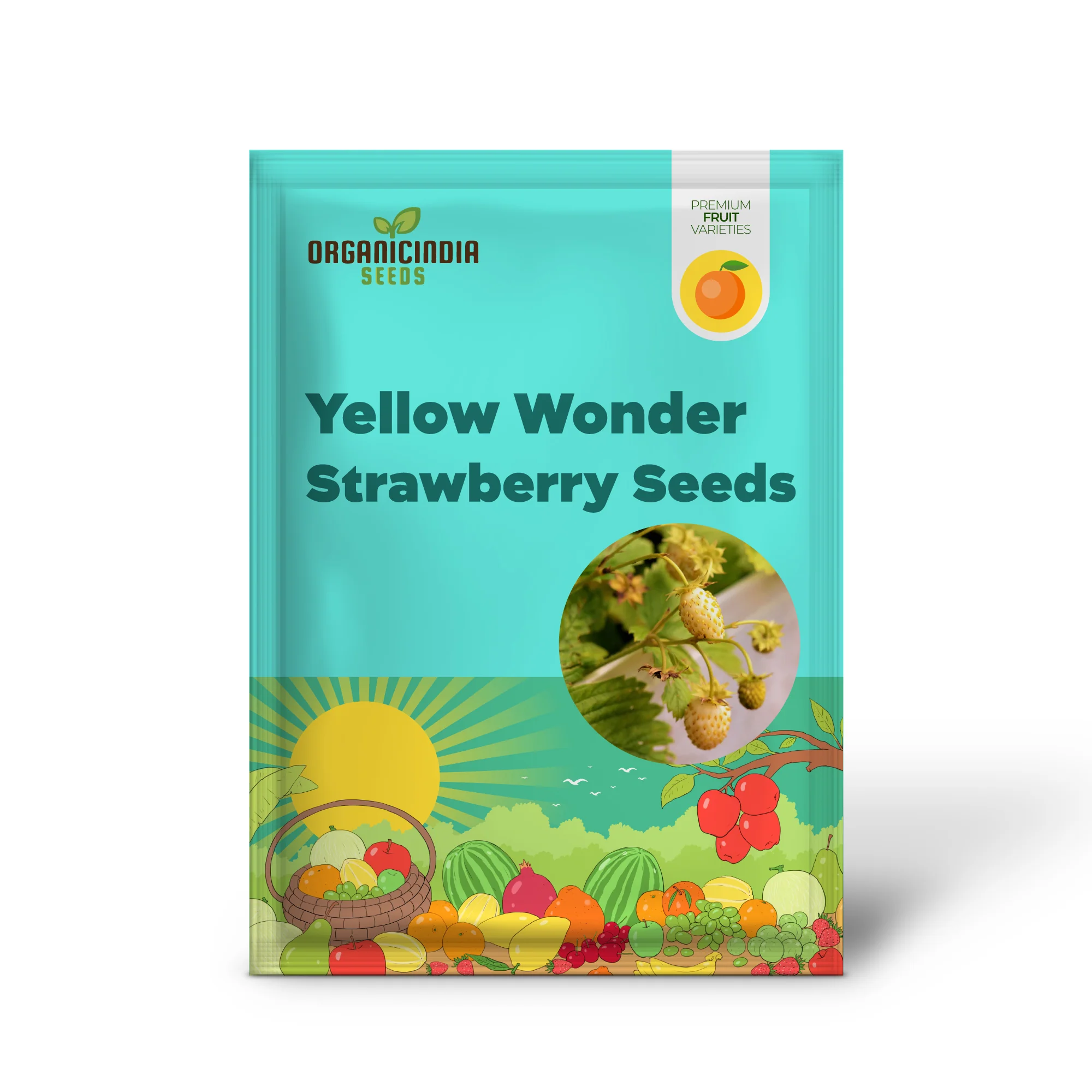Yellow Wonder Strawberry Seeds - Image 2