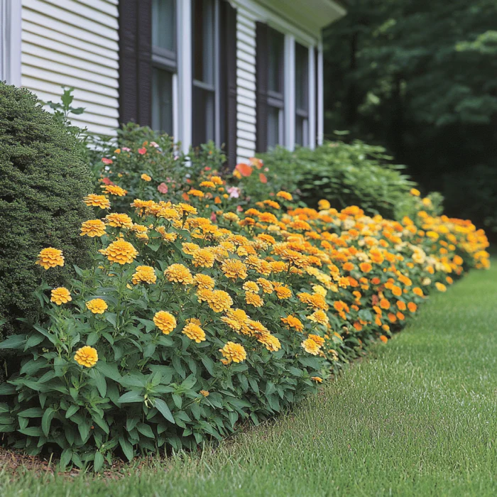 Yellow Zinnia Seeds | Bright Golden & Lemon-Yellow Blooms - Image 3