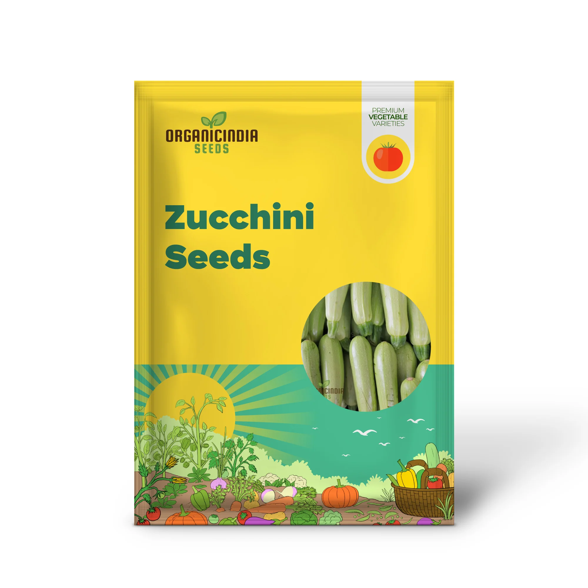 Zucchini - Grey (Lebanese) Seeds for Planting - Premium Quality Gardening Seeds - Image 2